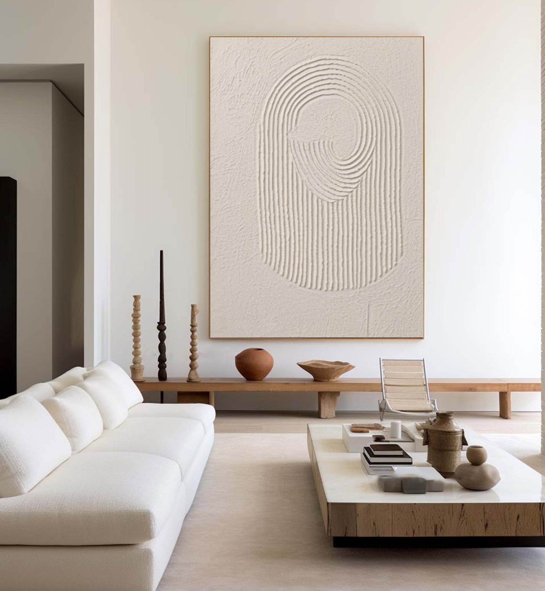 Echoes of Silence: Textured Minimalism