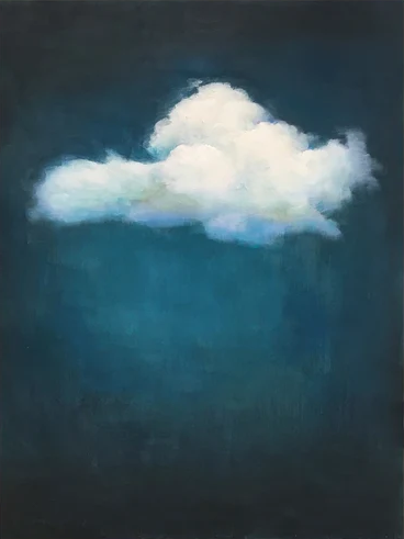 Cloud Drift: Blue Sky Art