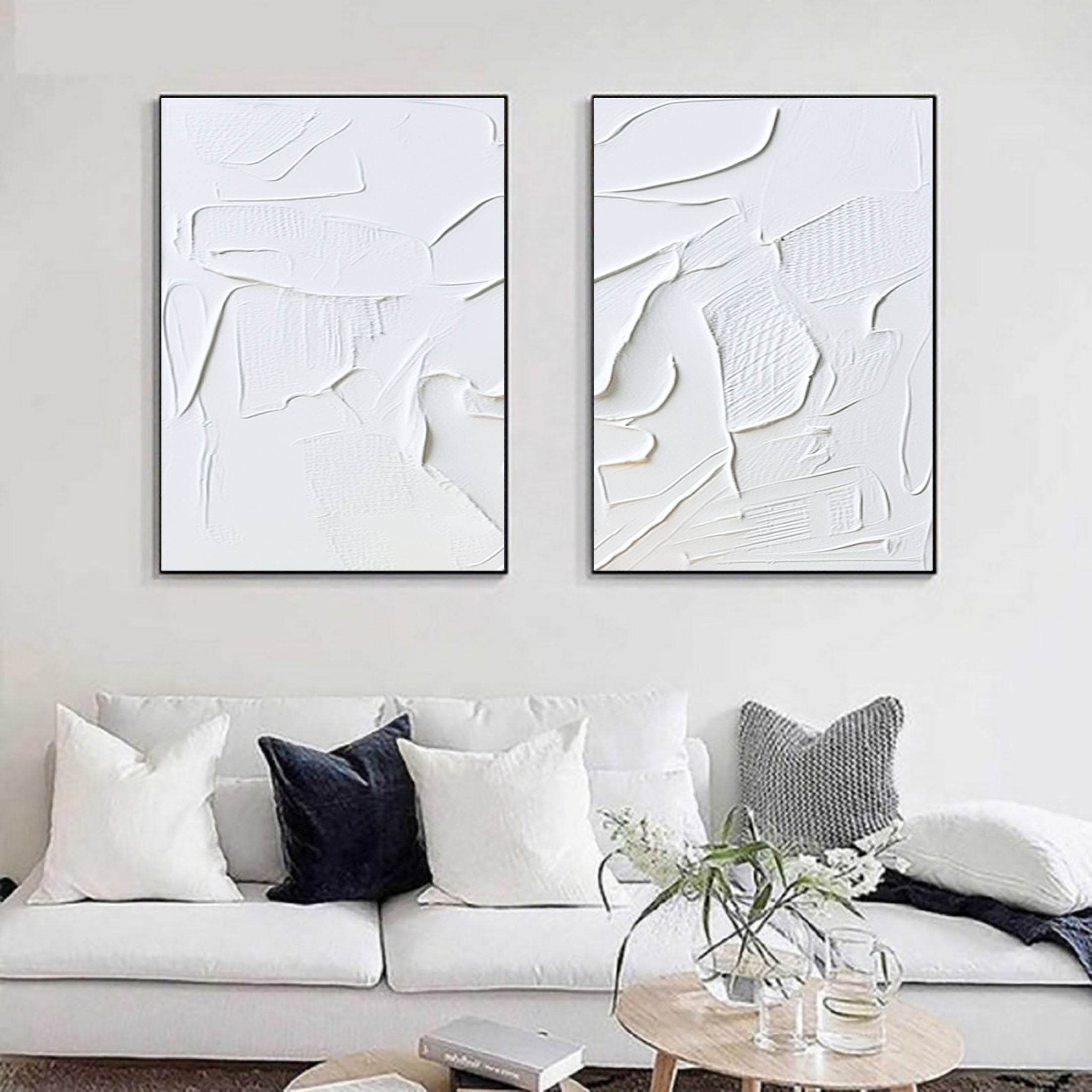 Minimalist Relief Wall Art - Sculpted Silence