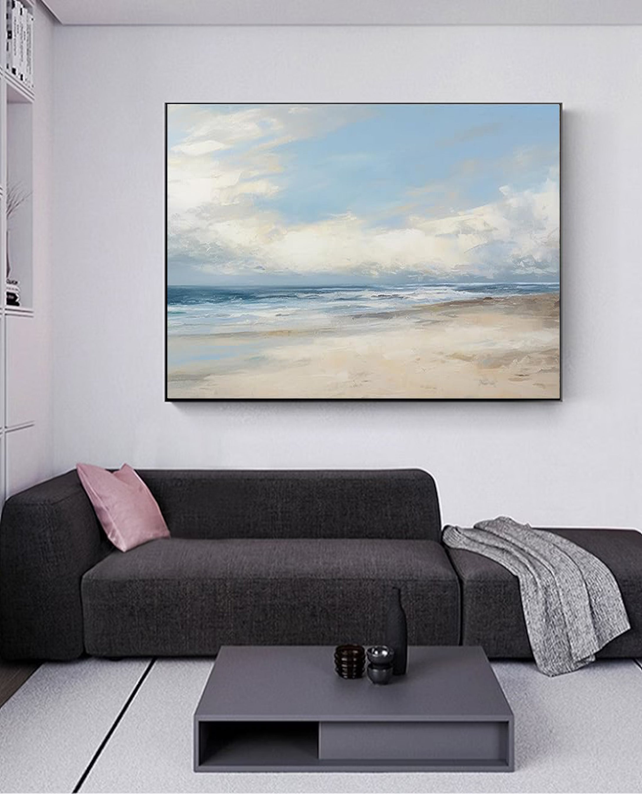 Calm Sands: Coastal Horizon