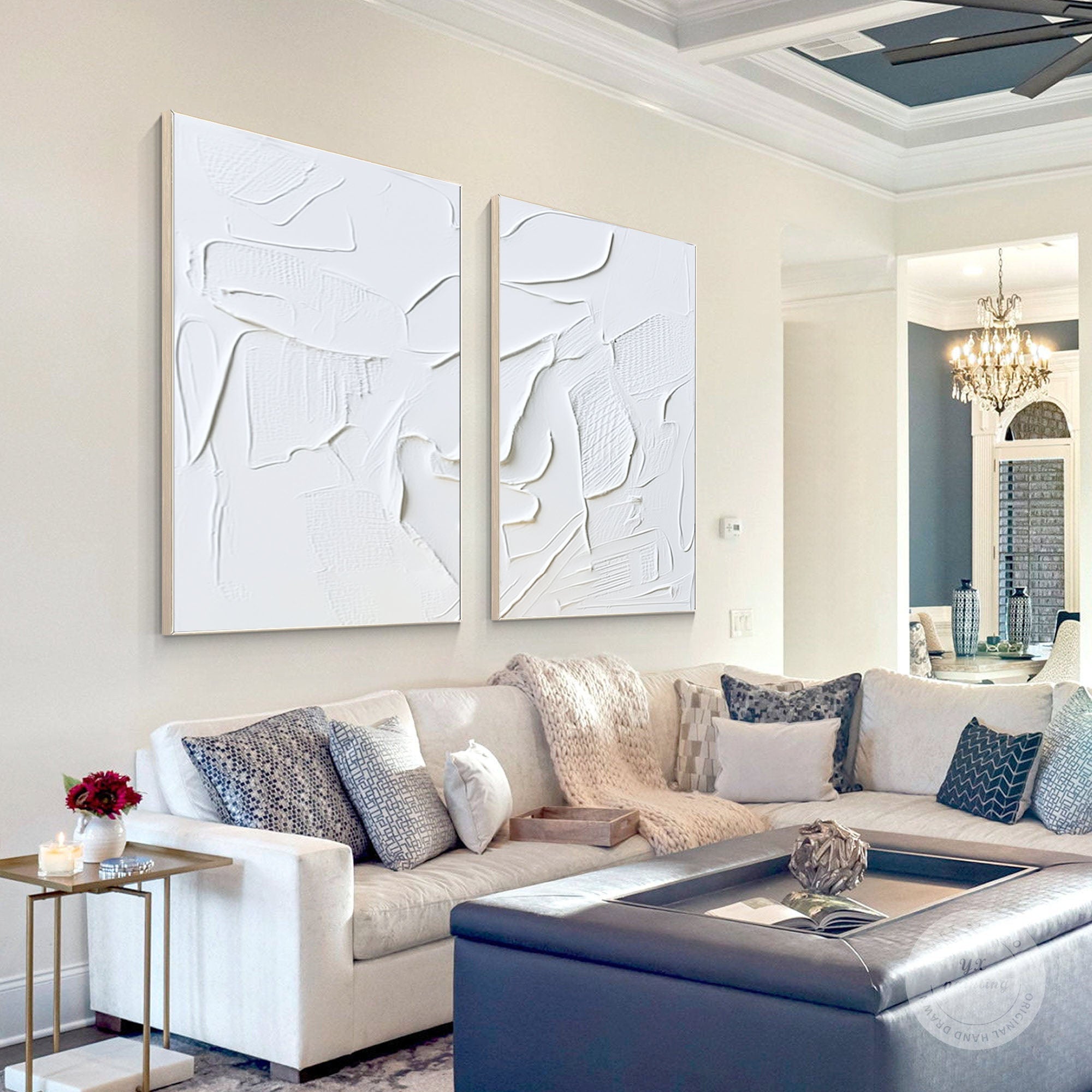 Minimalist Relief Wall Art - Sculpted Silence