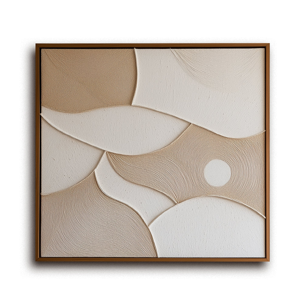 Dust and Light - Textured Neutral Abstract Wall Art – Minimalist Canvas Decor