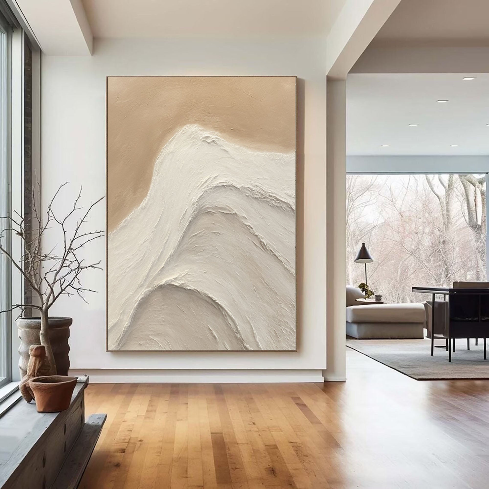 Ethereal Waves: Sand Dune Canvas