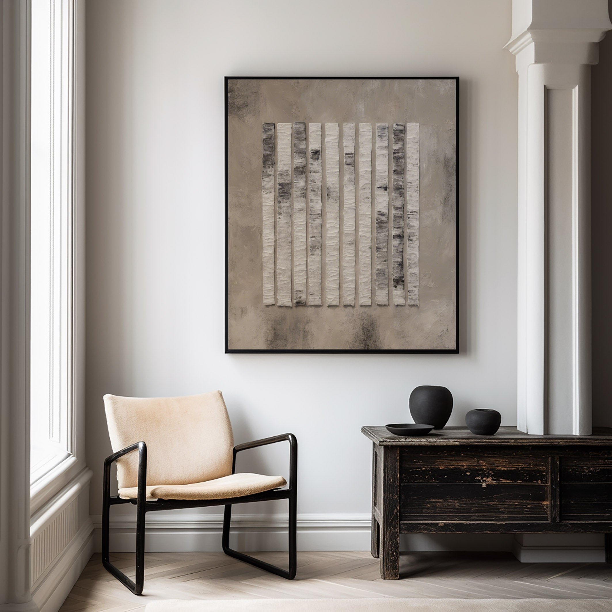 Vertical Rhythm: Abstract Wall Art