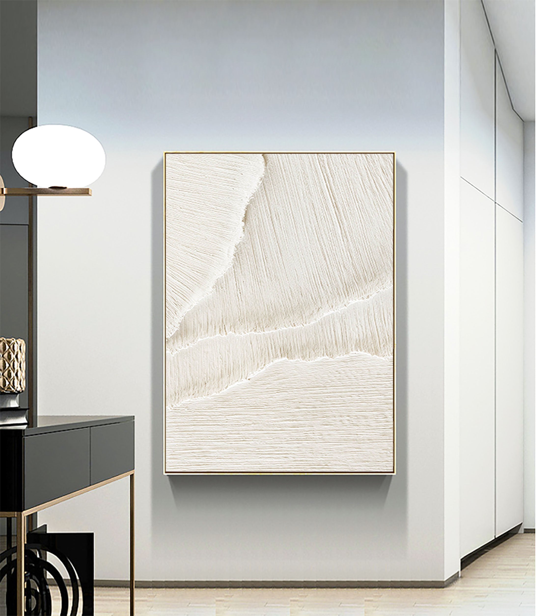 Whispering Sands: Textured Canvas