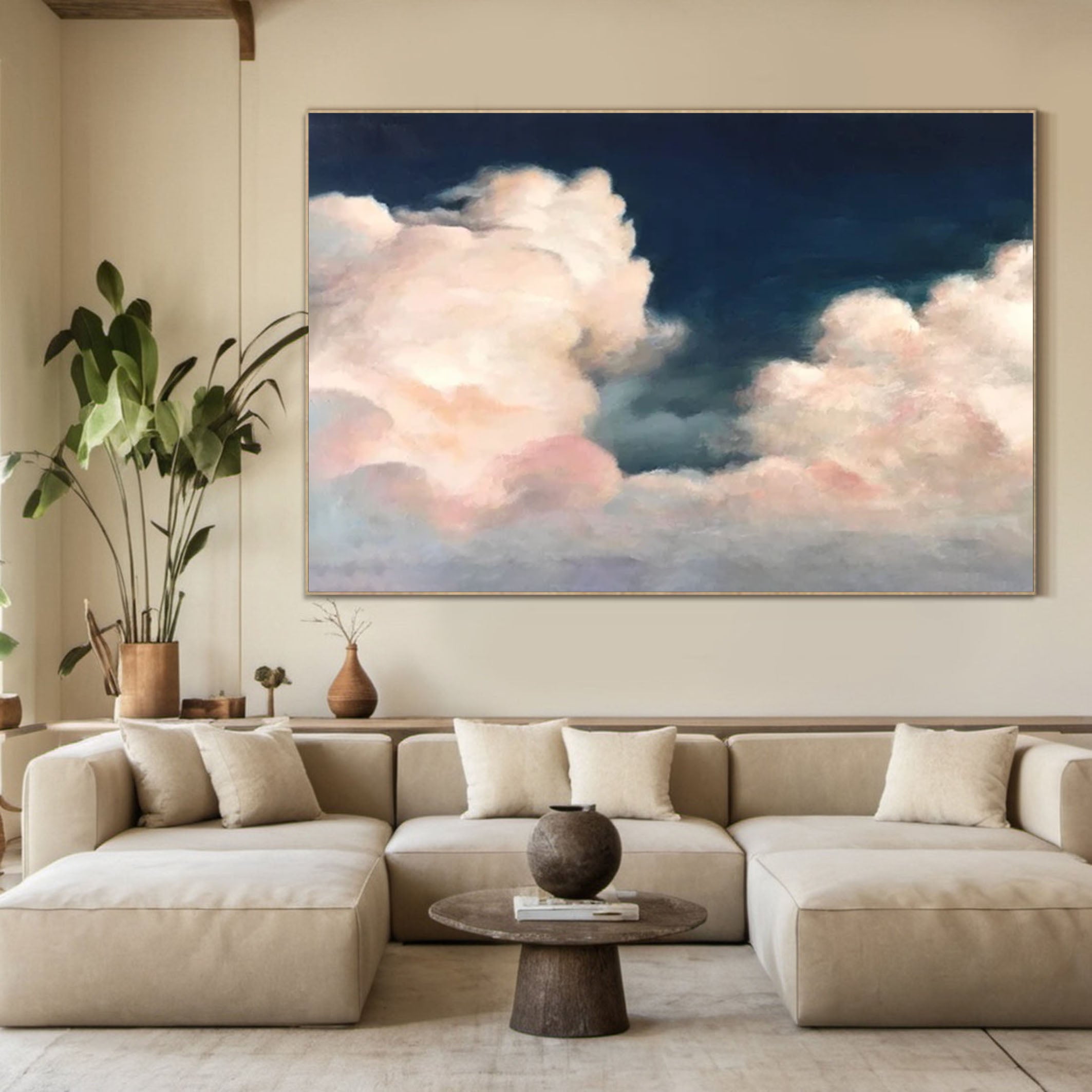 Cloud Reverie: Serene Sky Canvas