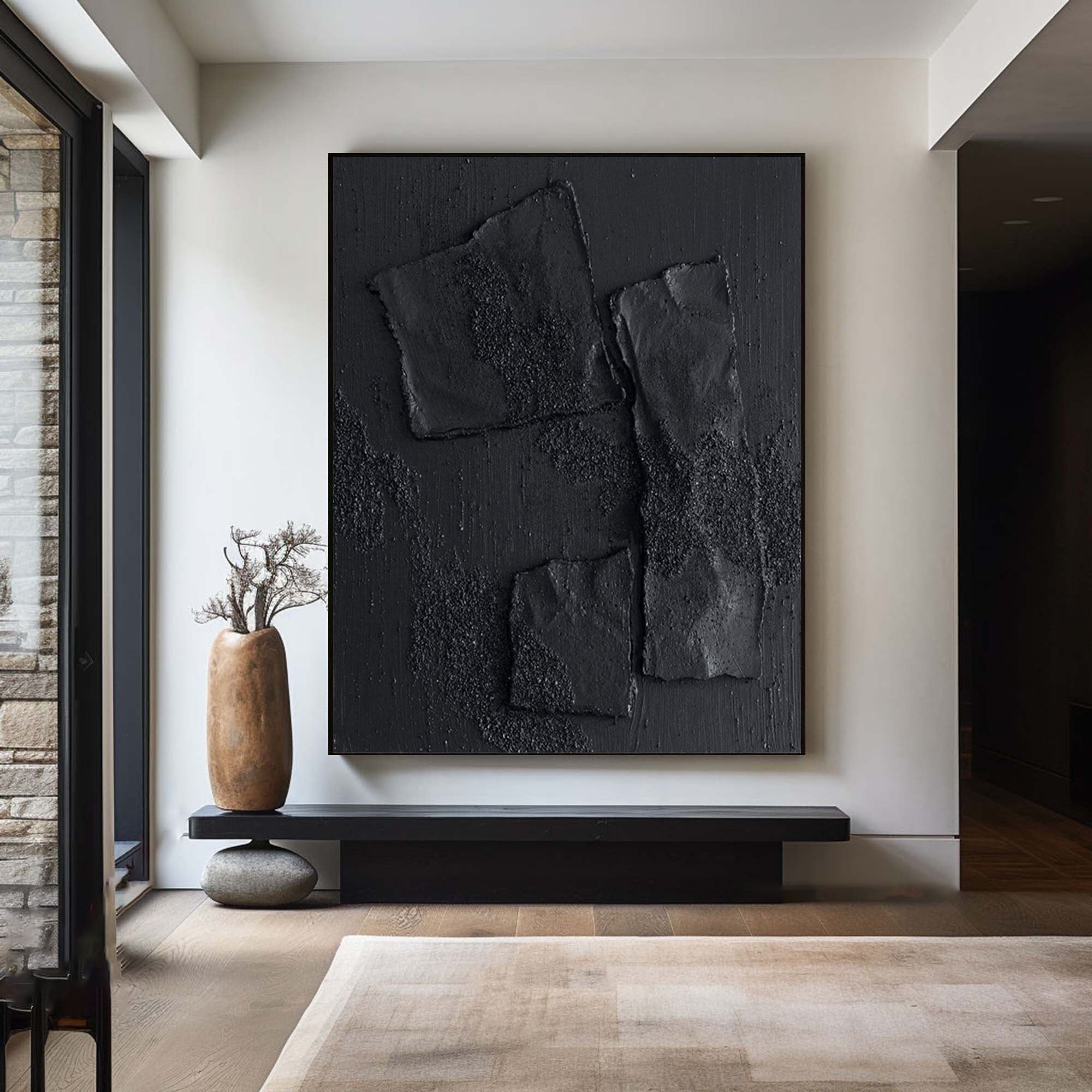 Noir Terrain: Bold Textural Depths