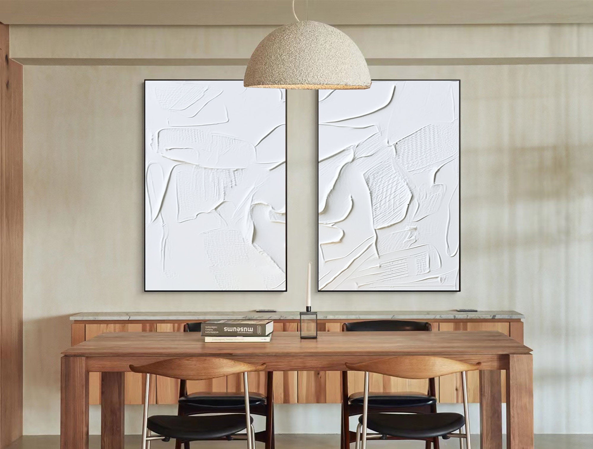 Minimalist Relief Wall Art - Sculpted Silence