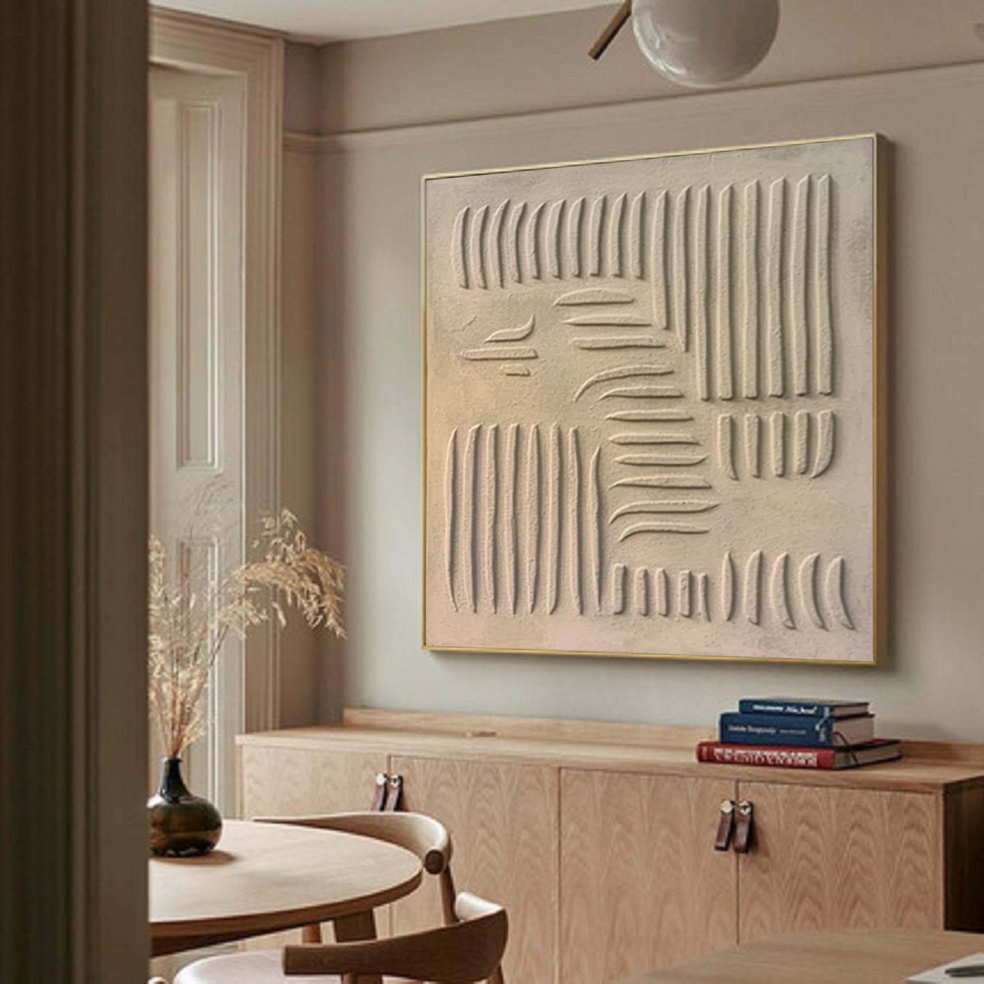 Sand Echoes: Textured Wall Art