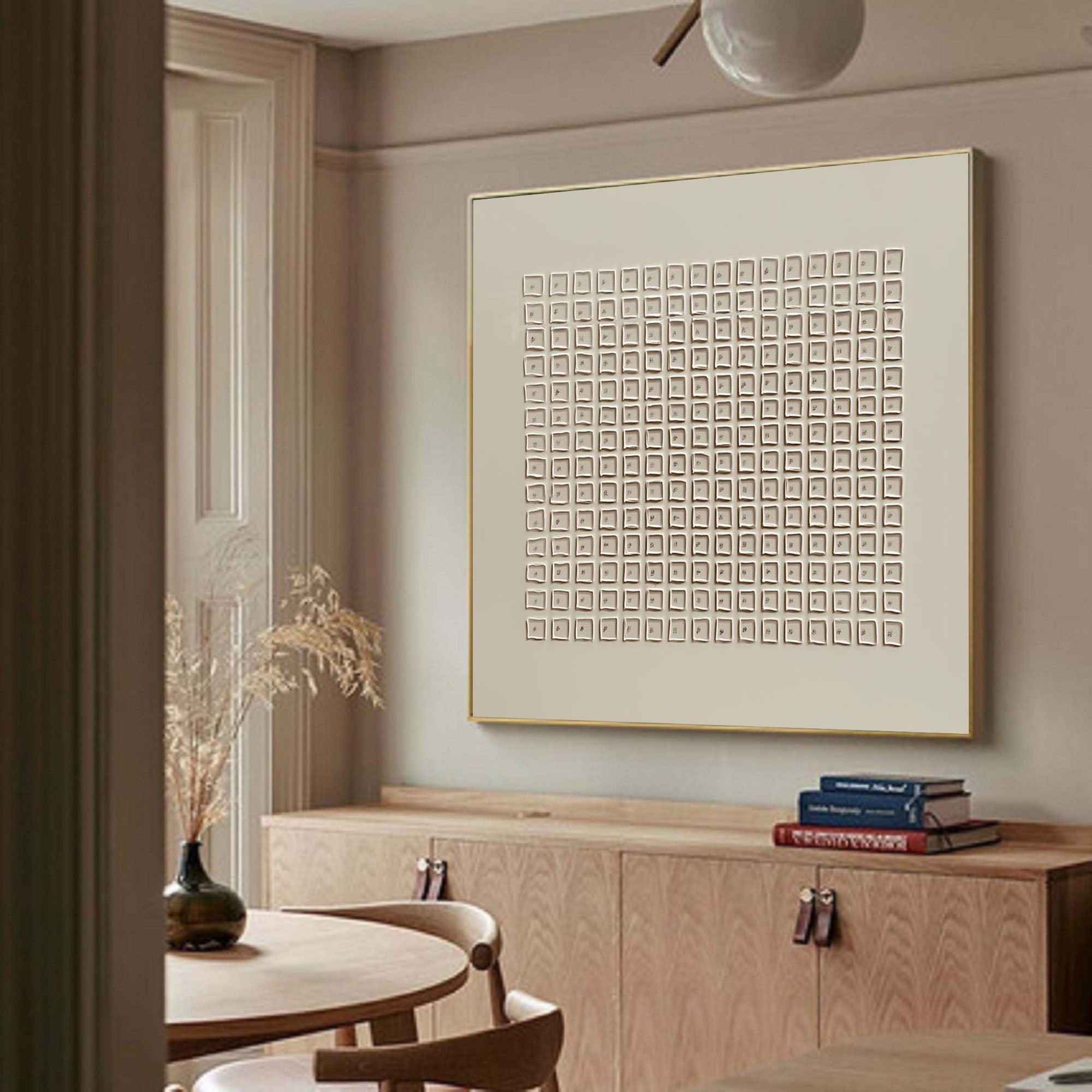 Structured Calm: Geometric Canvas