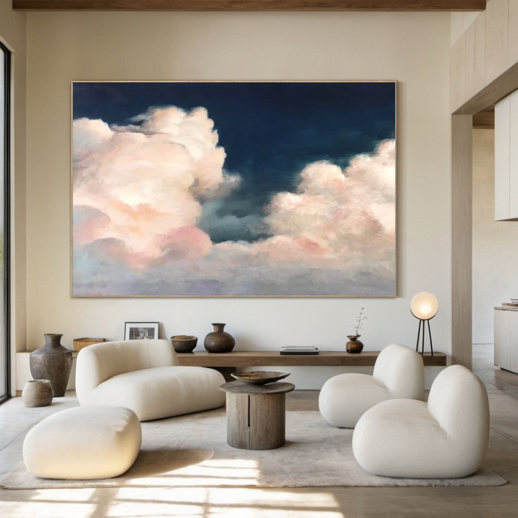 Cloud Reverie: Serene Sky Canvas