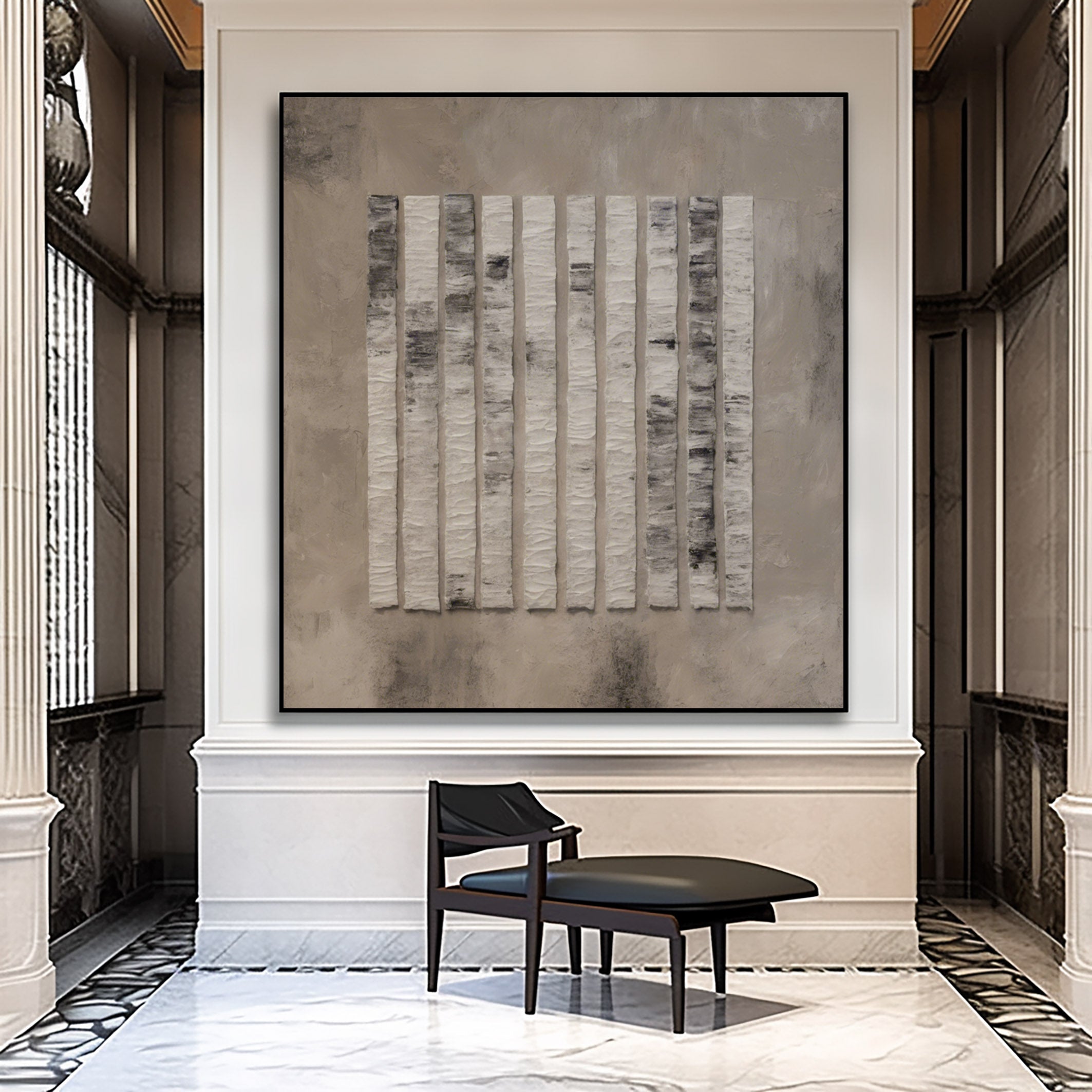 Vertical Rhythm: Abstract Wall Art