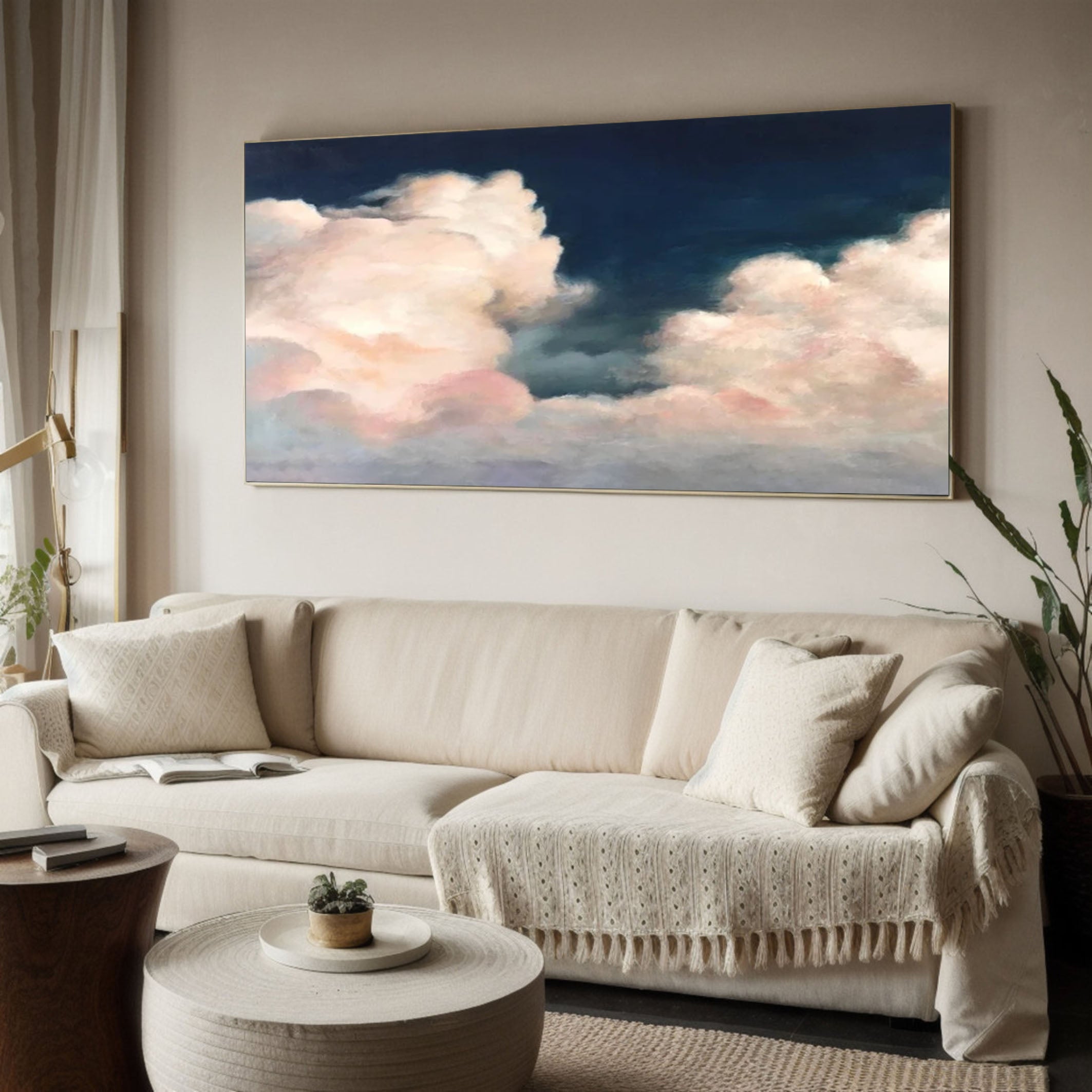 Cloud Reverie: Serene Sky Canvas