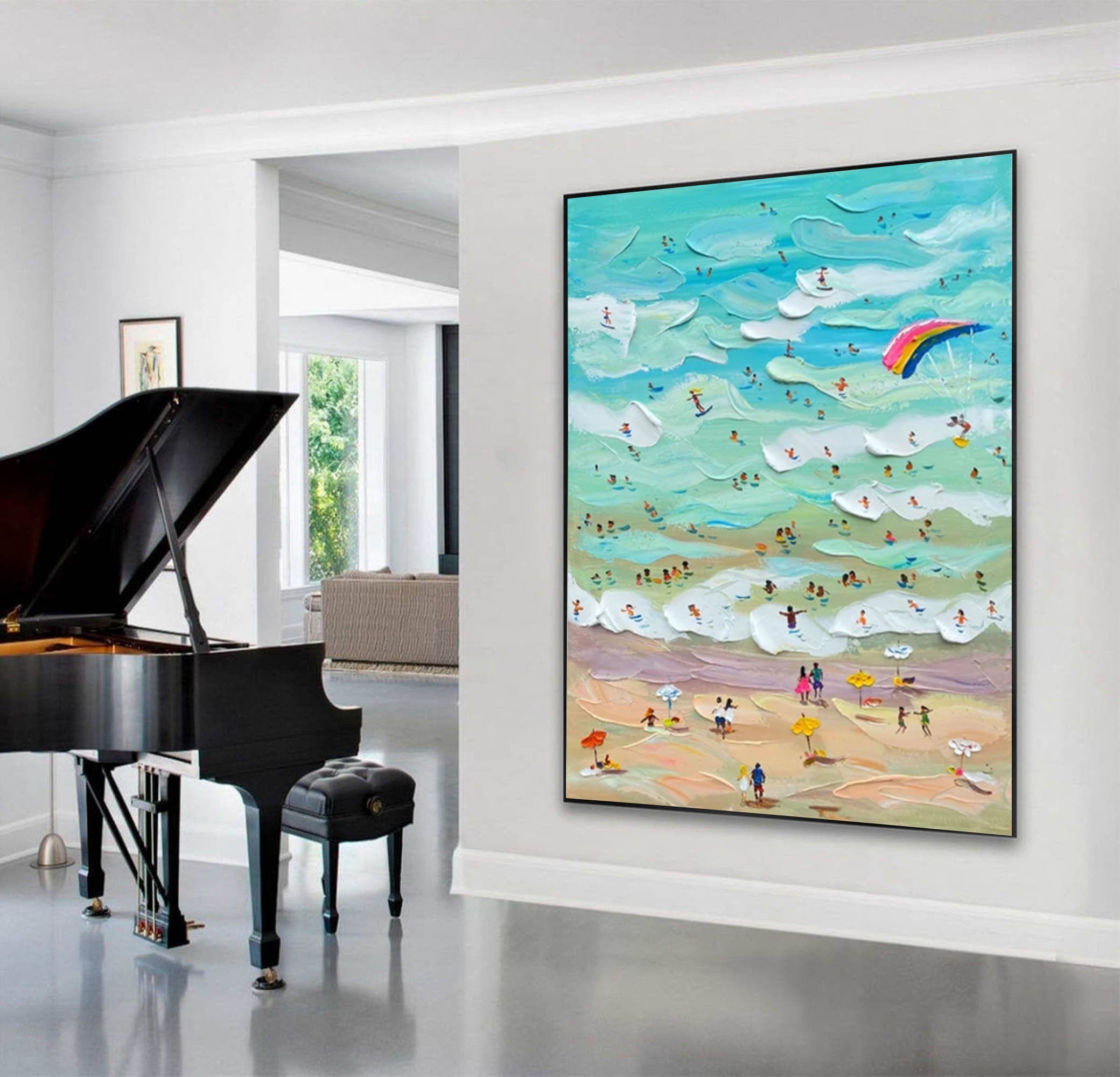 Summer Vibes: Colorful Beach Art"