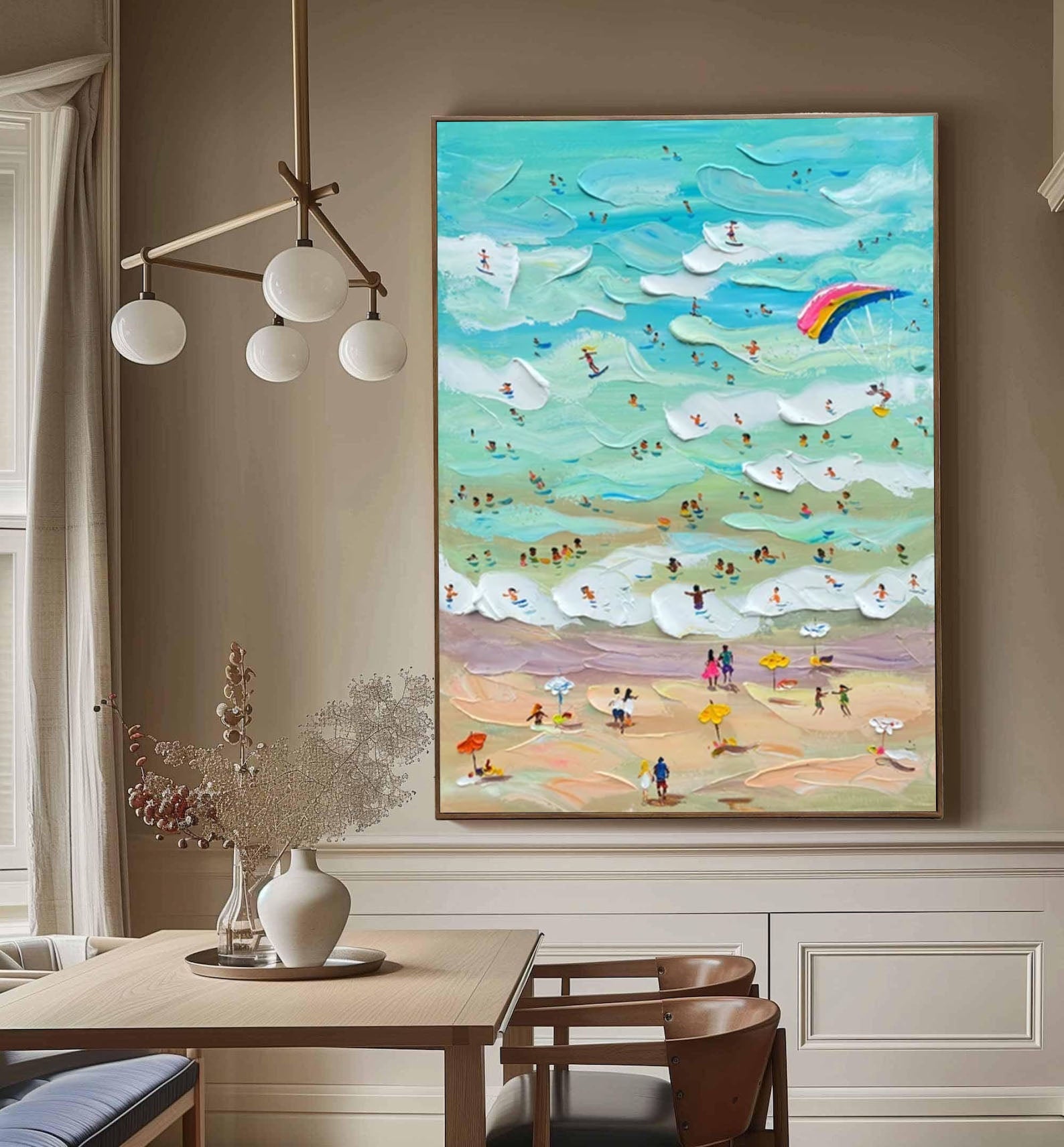 Summer Vibes: Colorful Beach Art"