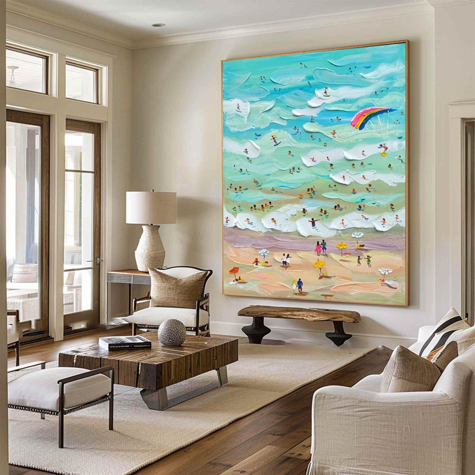 Summer Vibes: Colorful Beach Art"