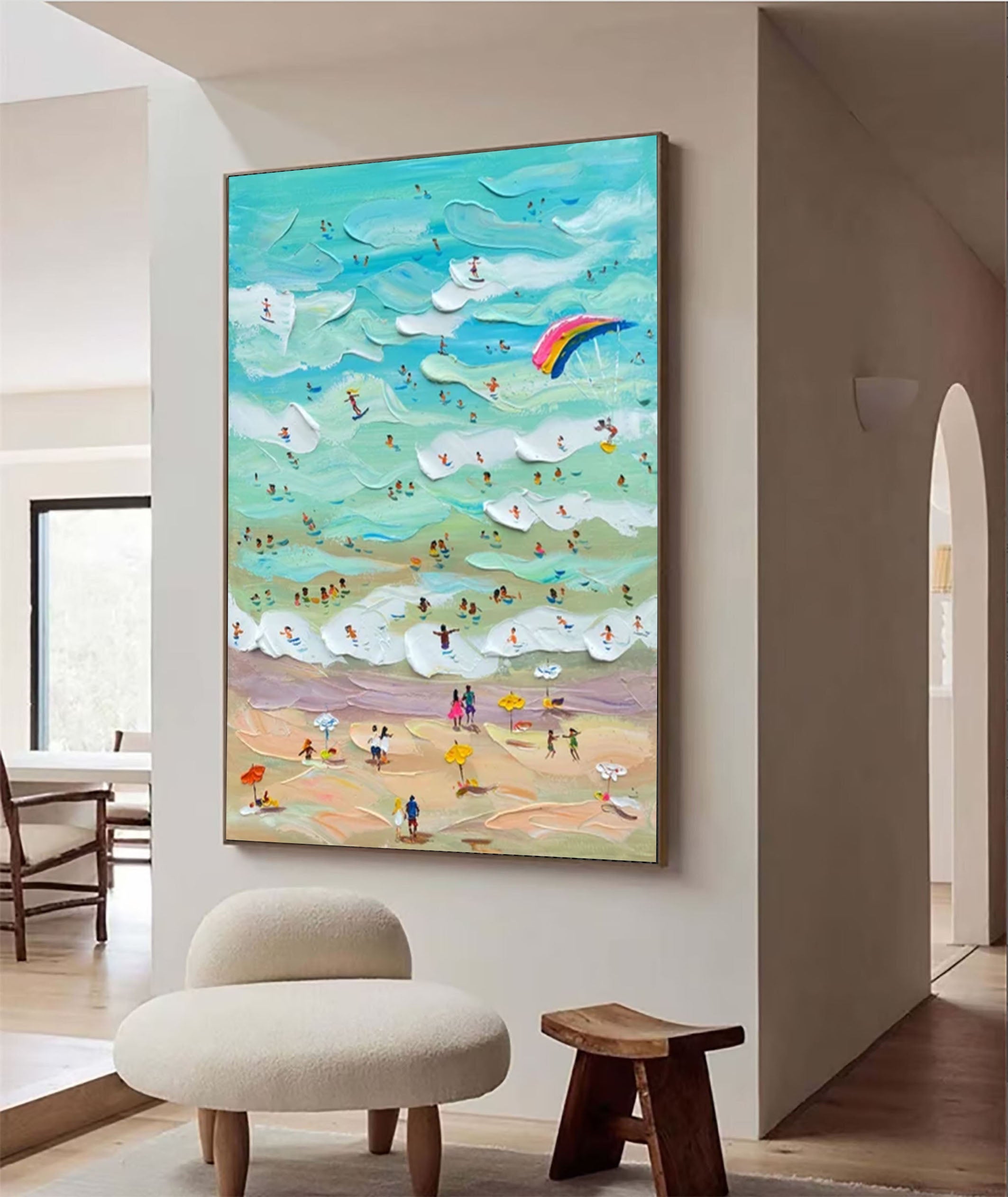 Summer Vibes: Colorful Beach Art"