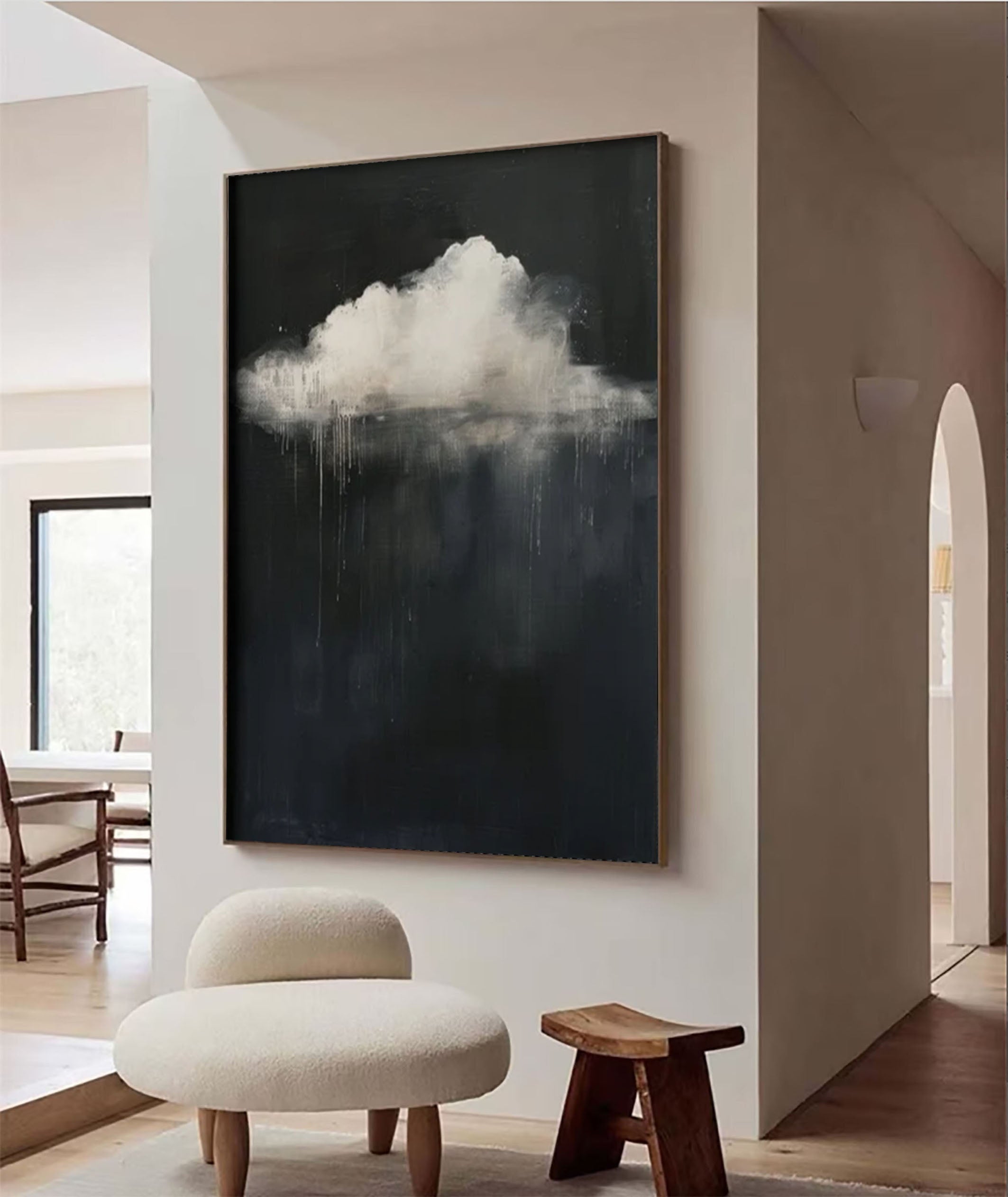 Solitary Cloud: Dark Sky Art