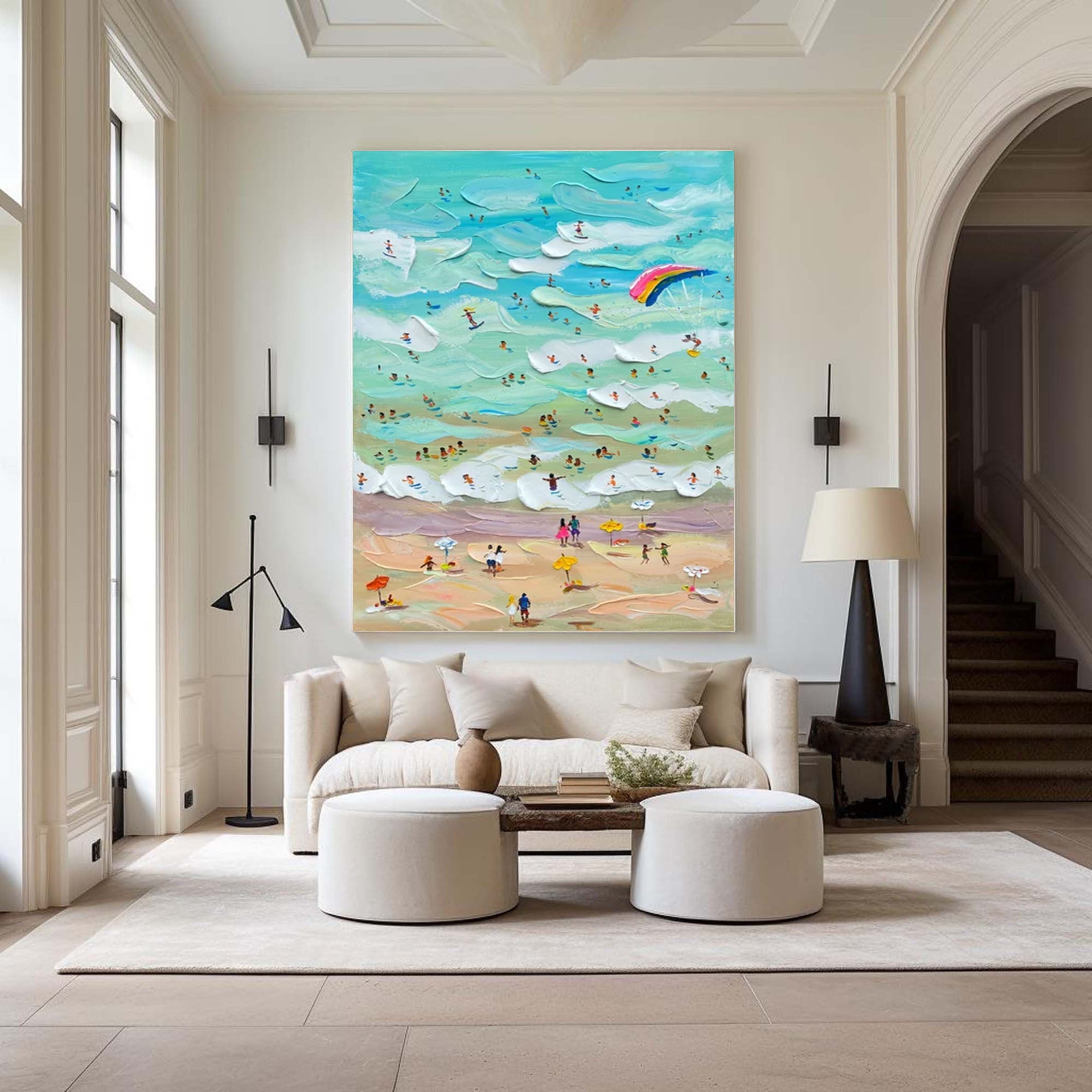 Summer Vibes: Colorful Beach Art"