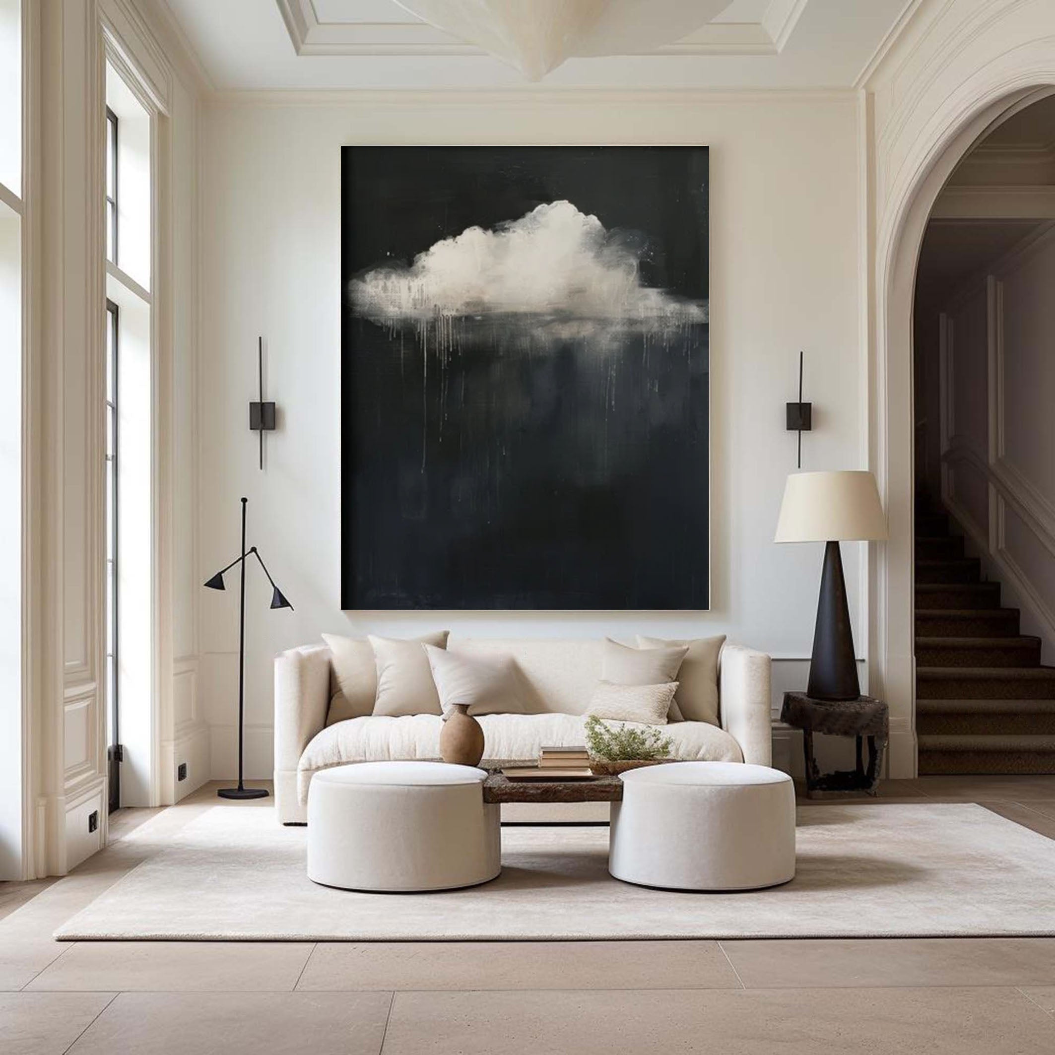 Solitary Cloud: Dark Sky Art