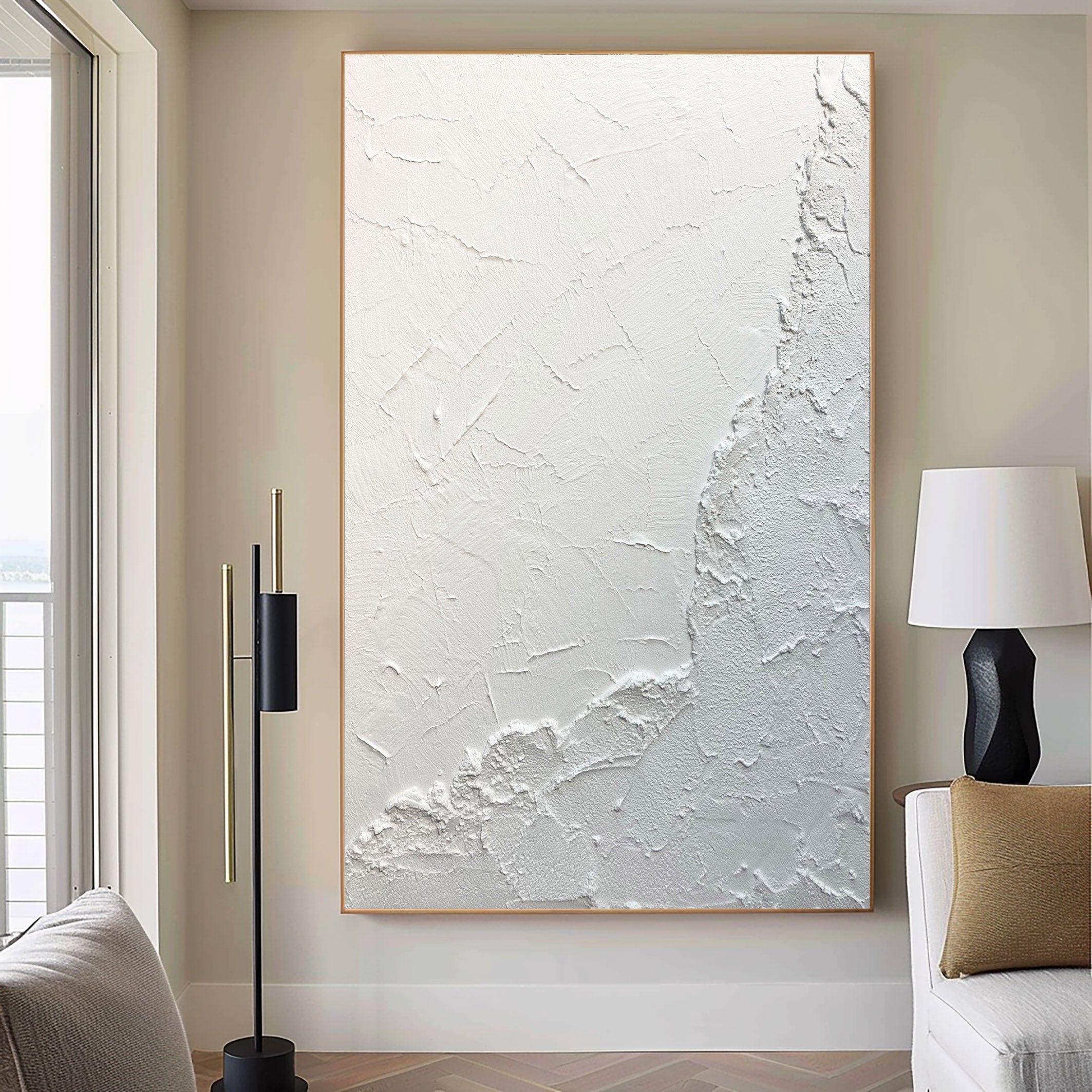 White Minimalist Painting #WM 002