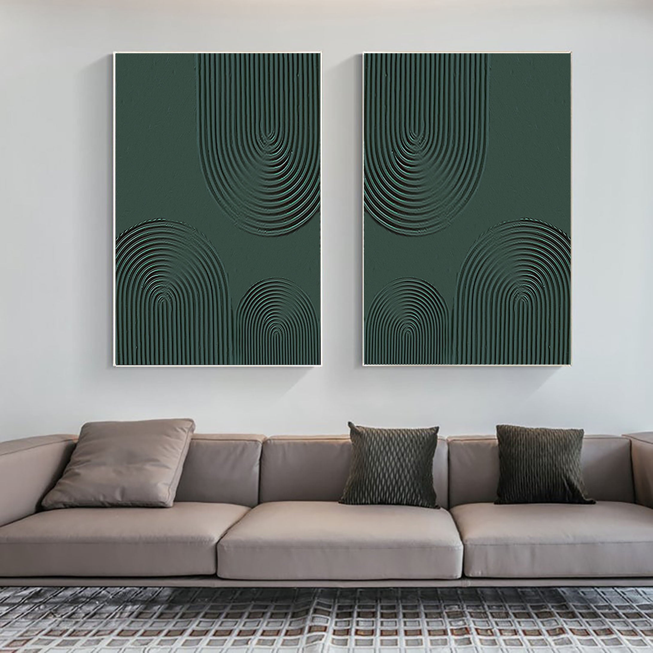 Deep Arches: Abstract Duo Set