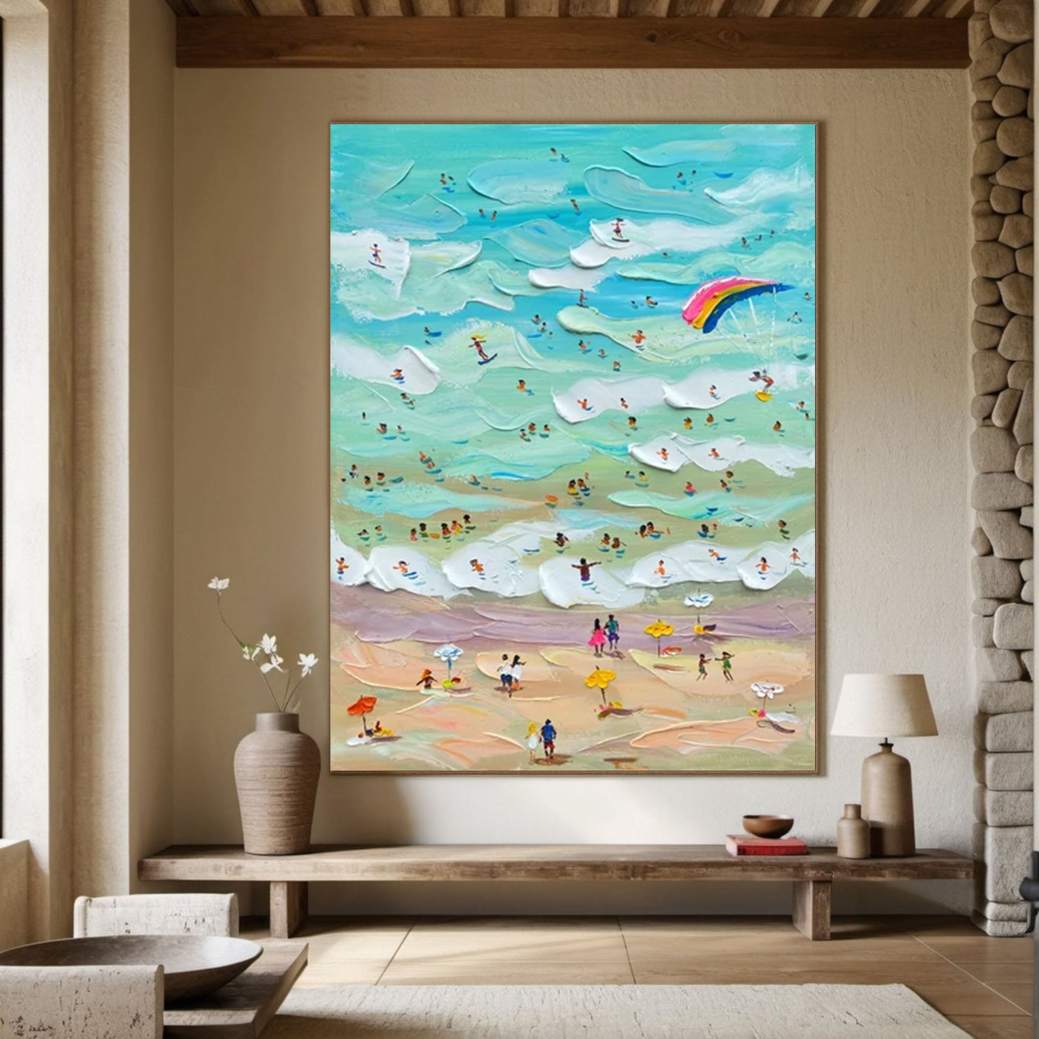 Summer Vibes: Colorful Beach Art"