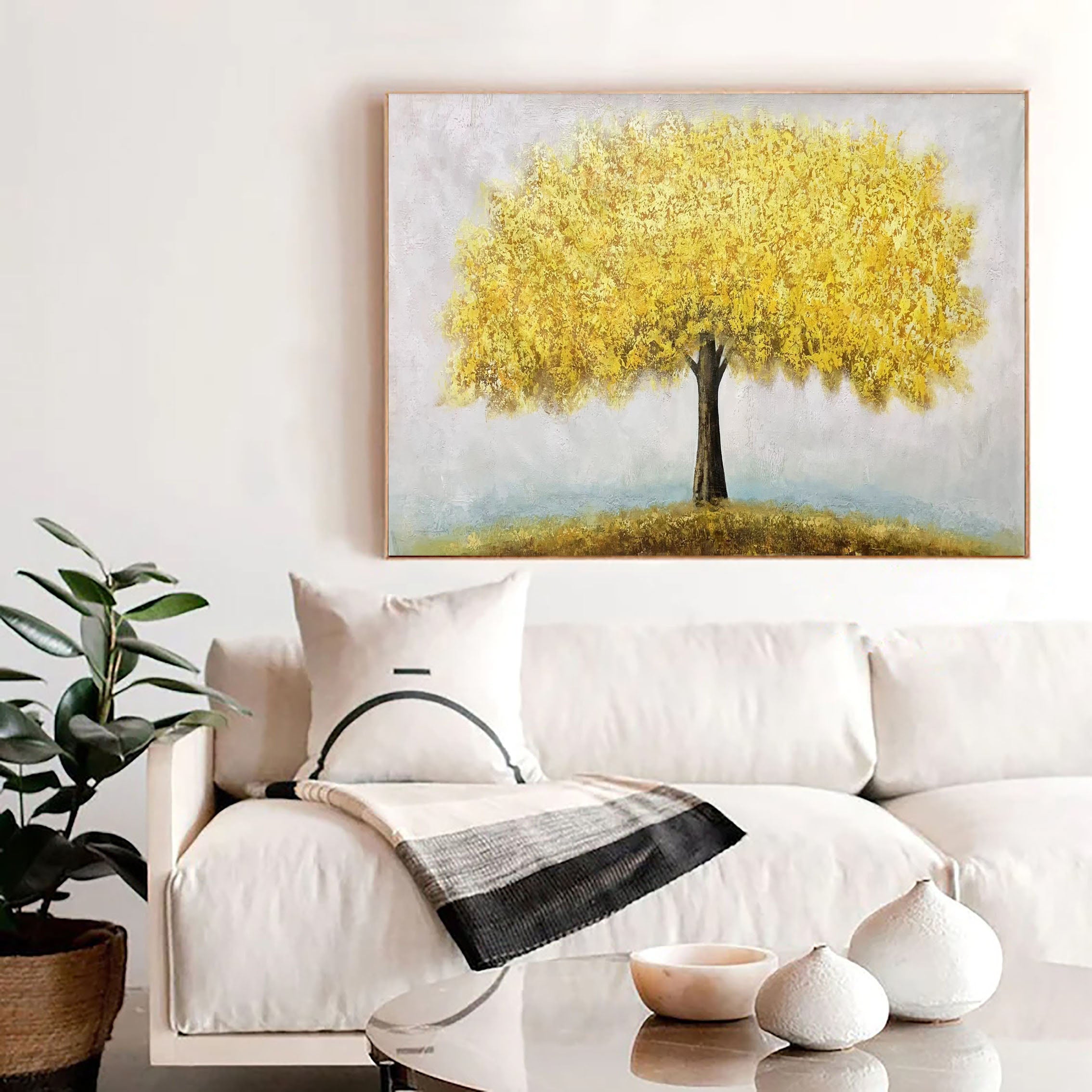 Golden Blooming Tree