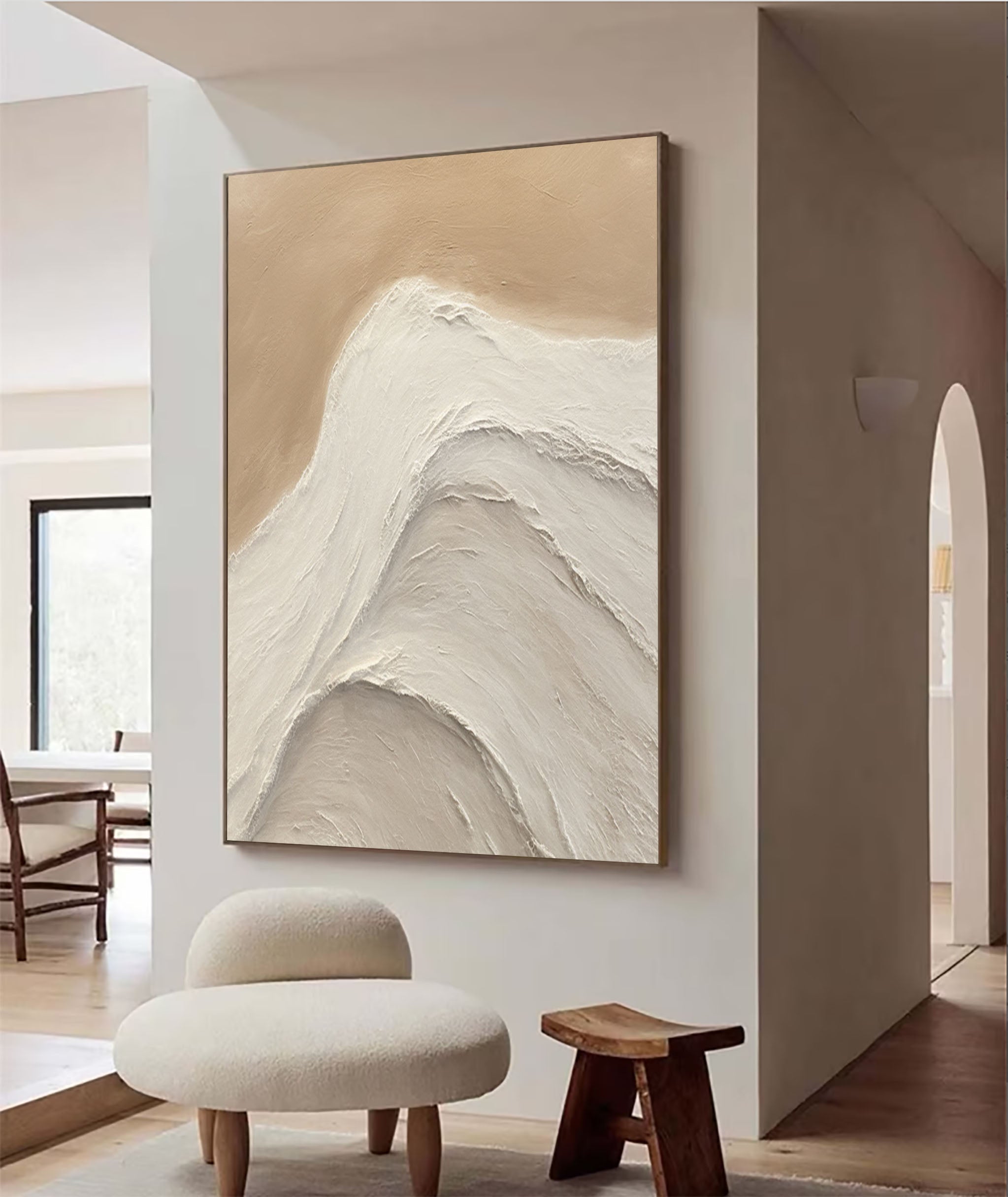 Ethereal Waves: Sand Dune Canvas