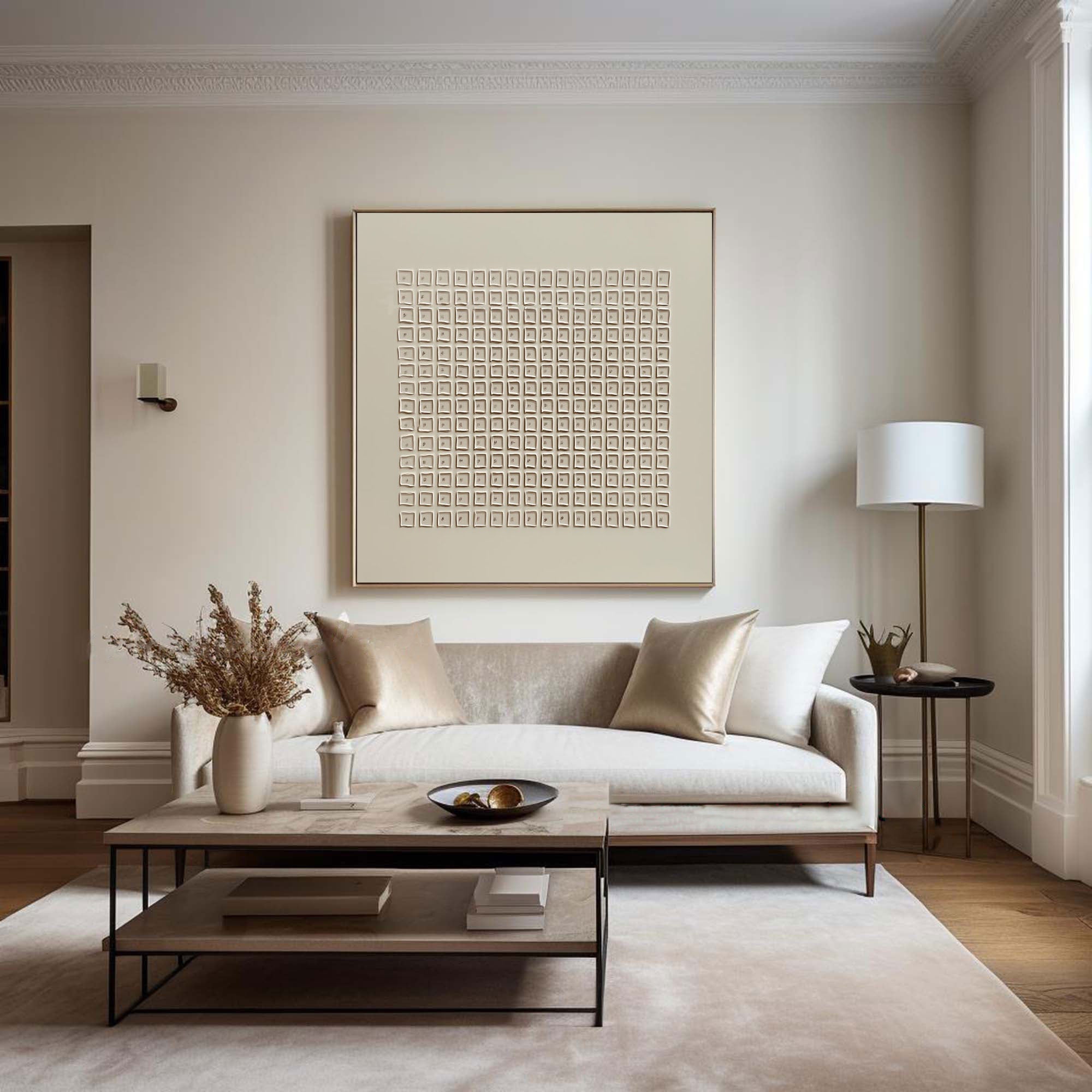 Structured Calm: Geometric Canvas