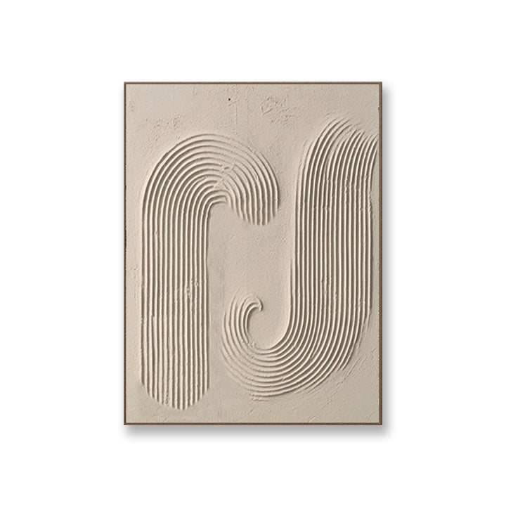 Beige & Brown Minimalist Painting #BBM 011