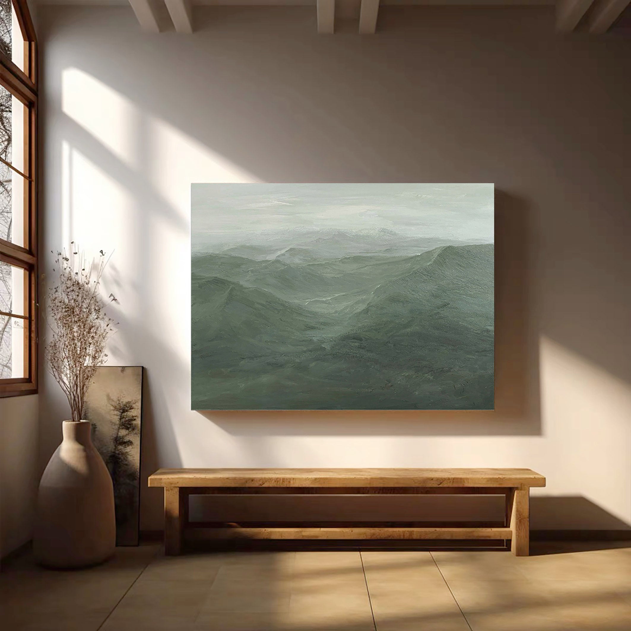 Eternal Hills: Serene Landscape Art