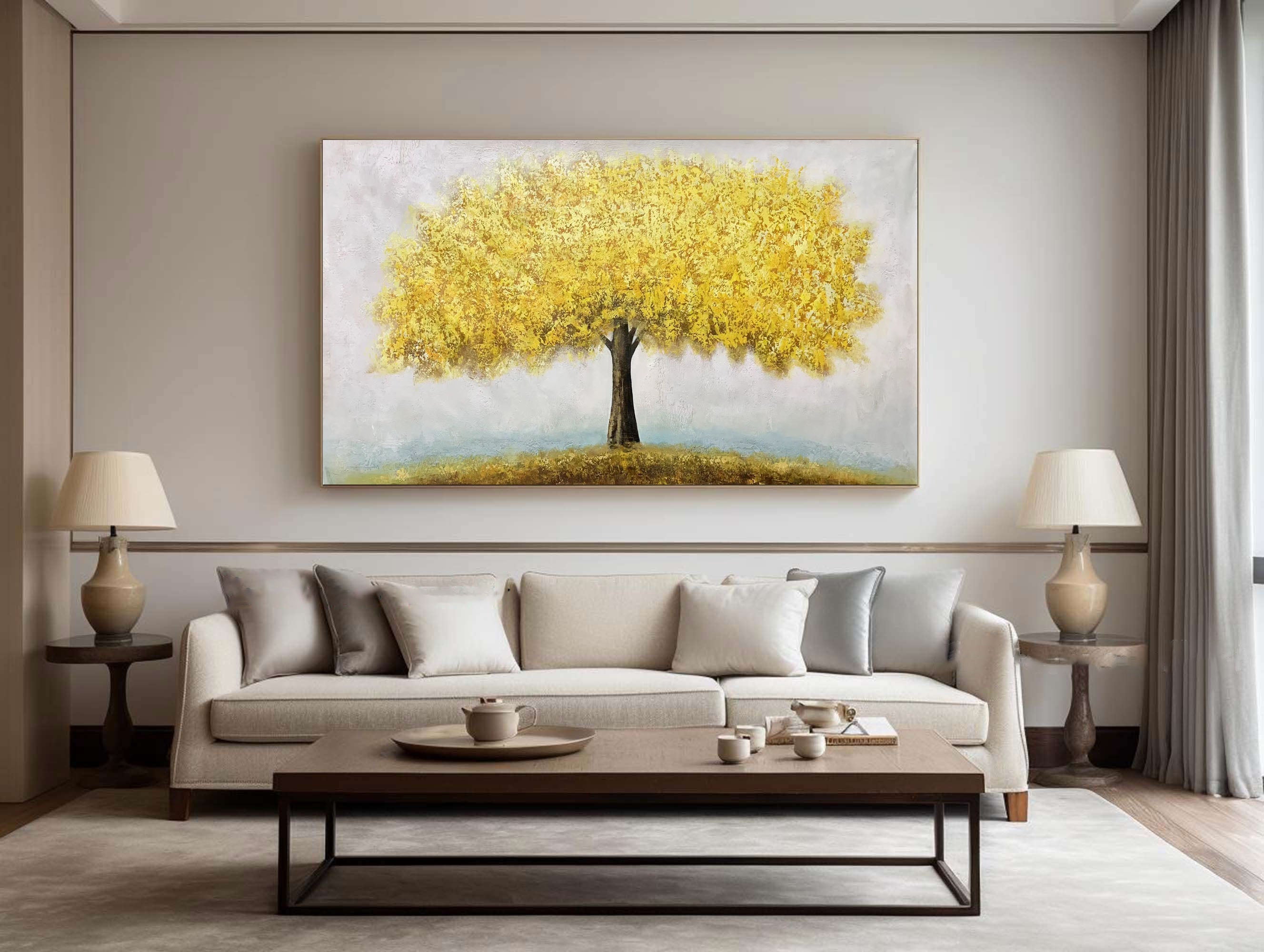 Golden Blooming Tree