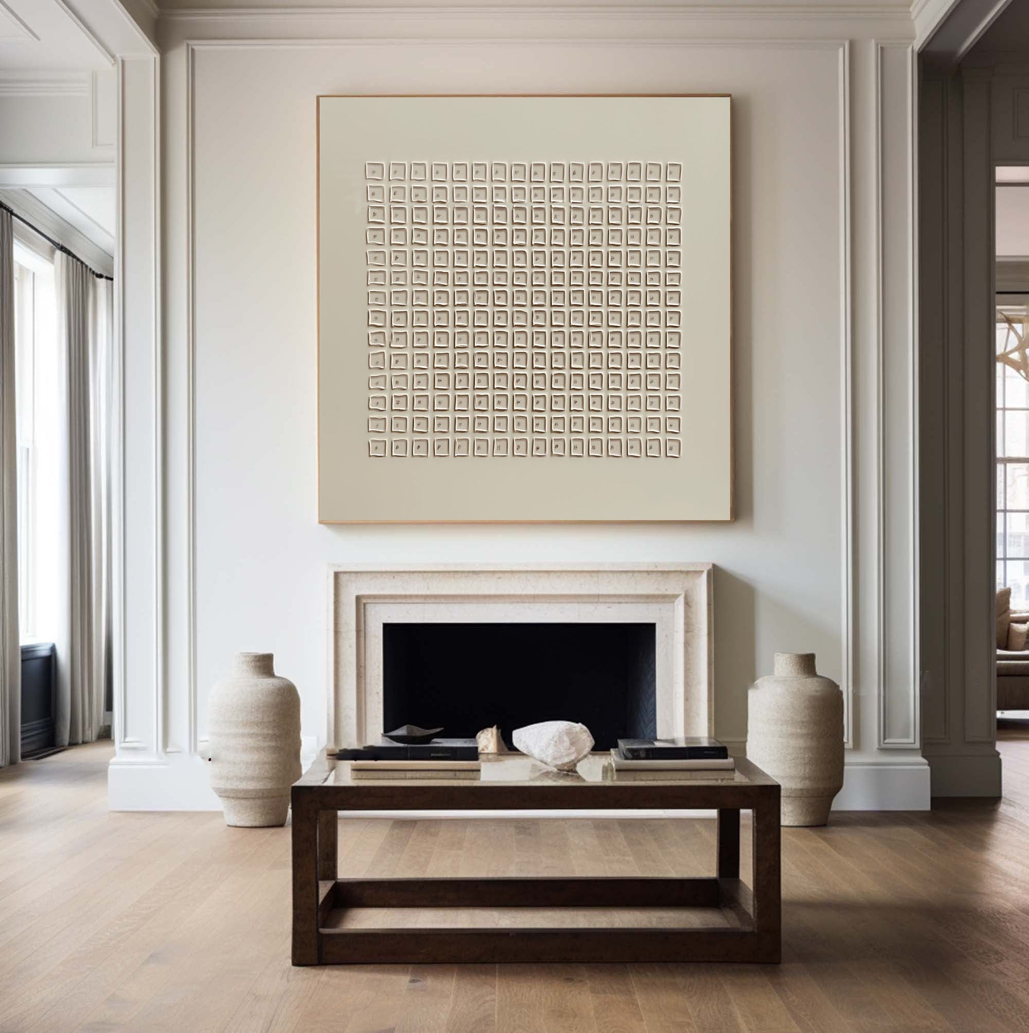 Structured Calm: Geometric Canvas