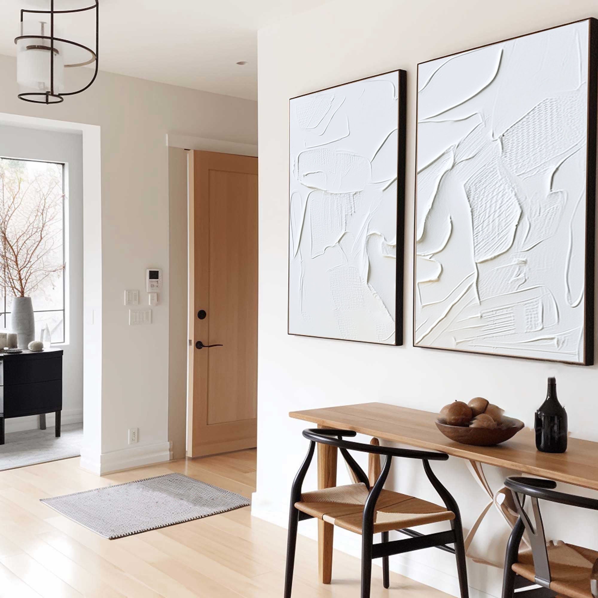 Minimalist Relief Wall Art - Sculpted Silence
