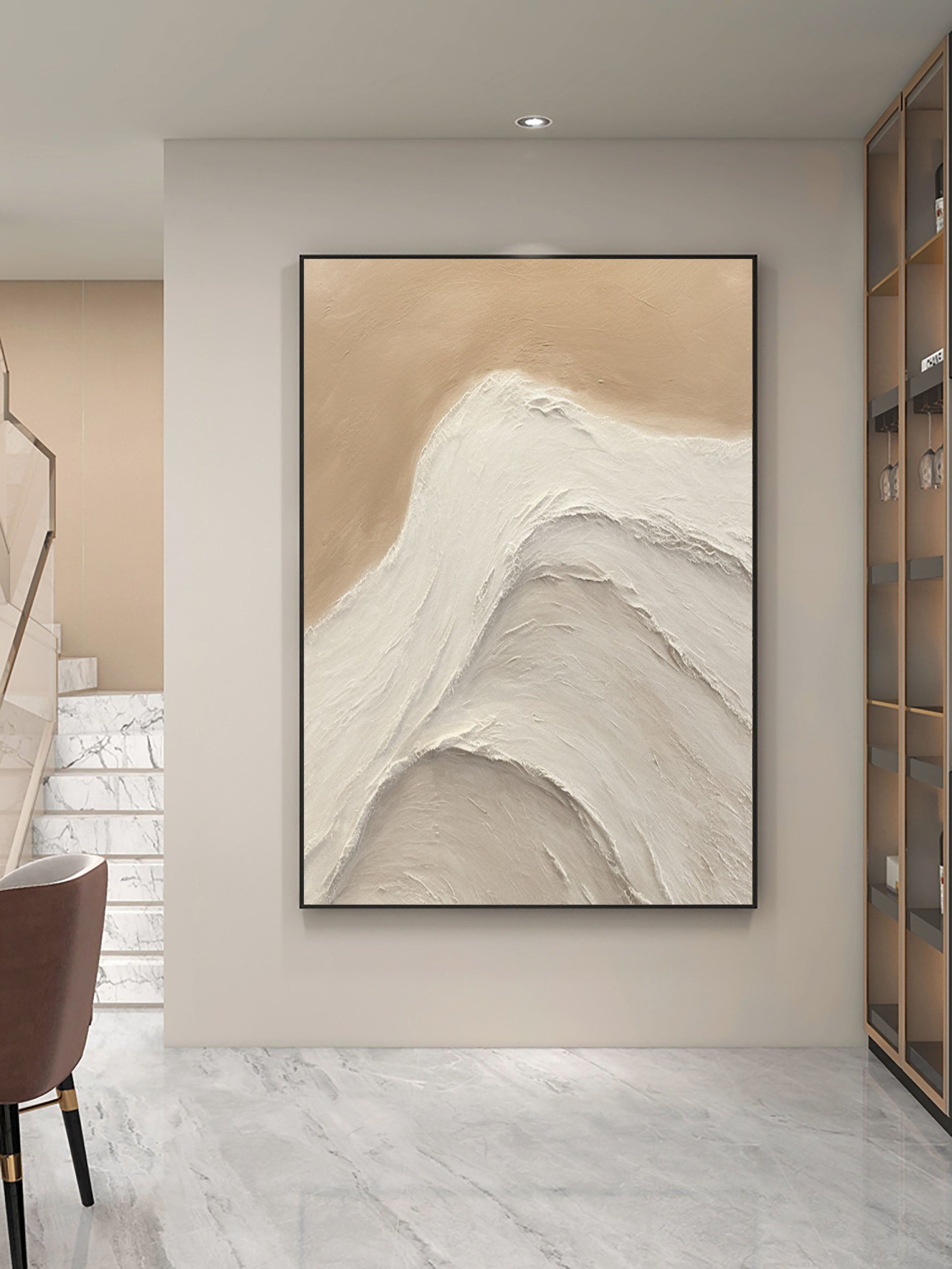 Ethereal Waves: Sand Dune Canvas