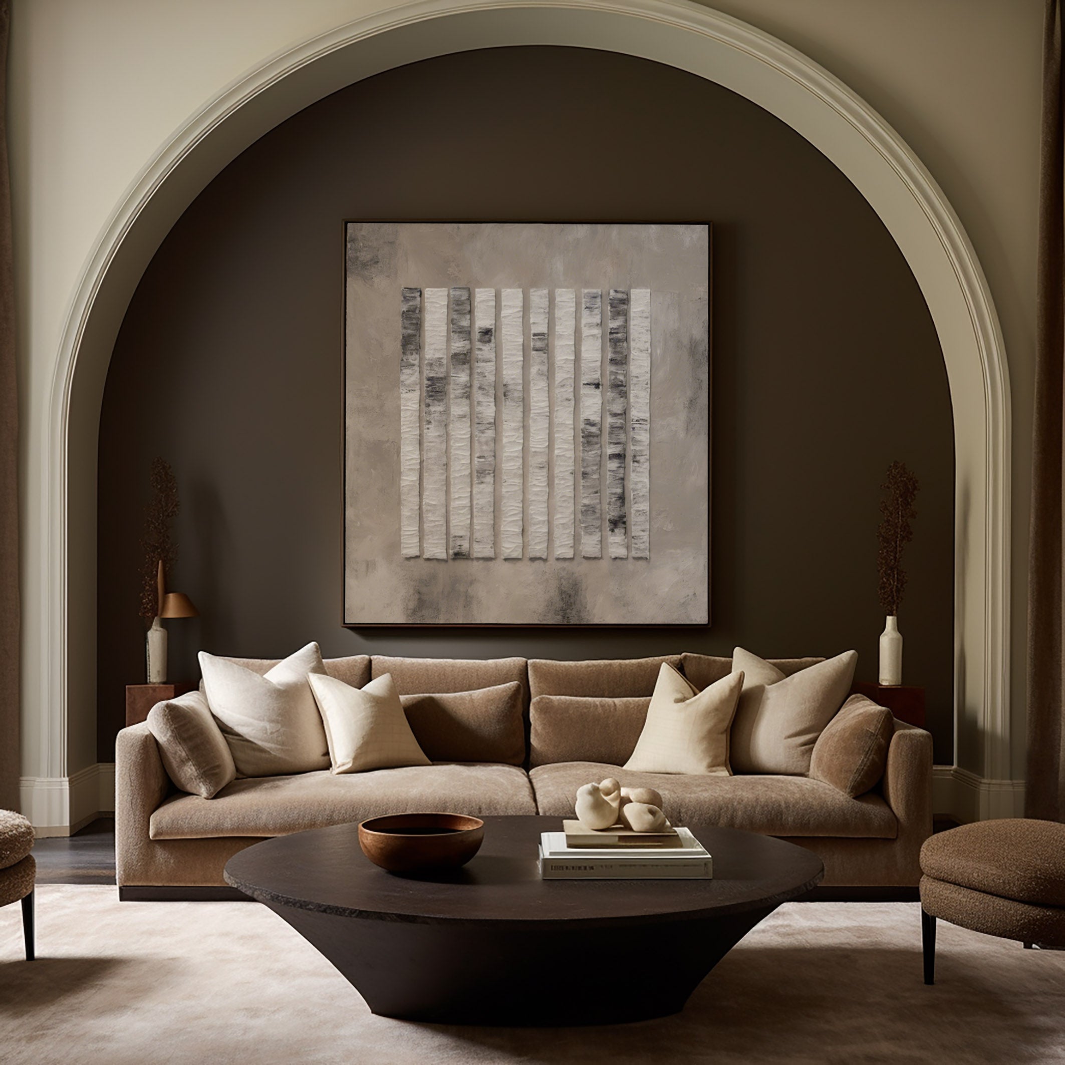 Vertical Rhythm: Abstract Wall Art