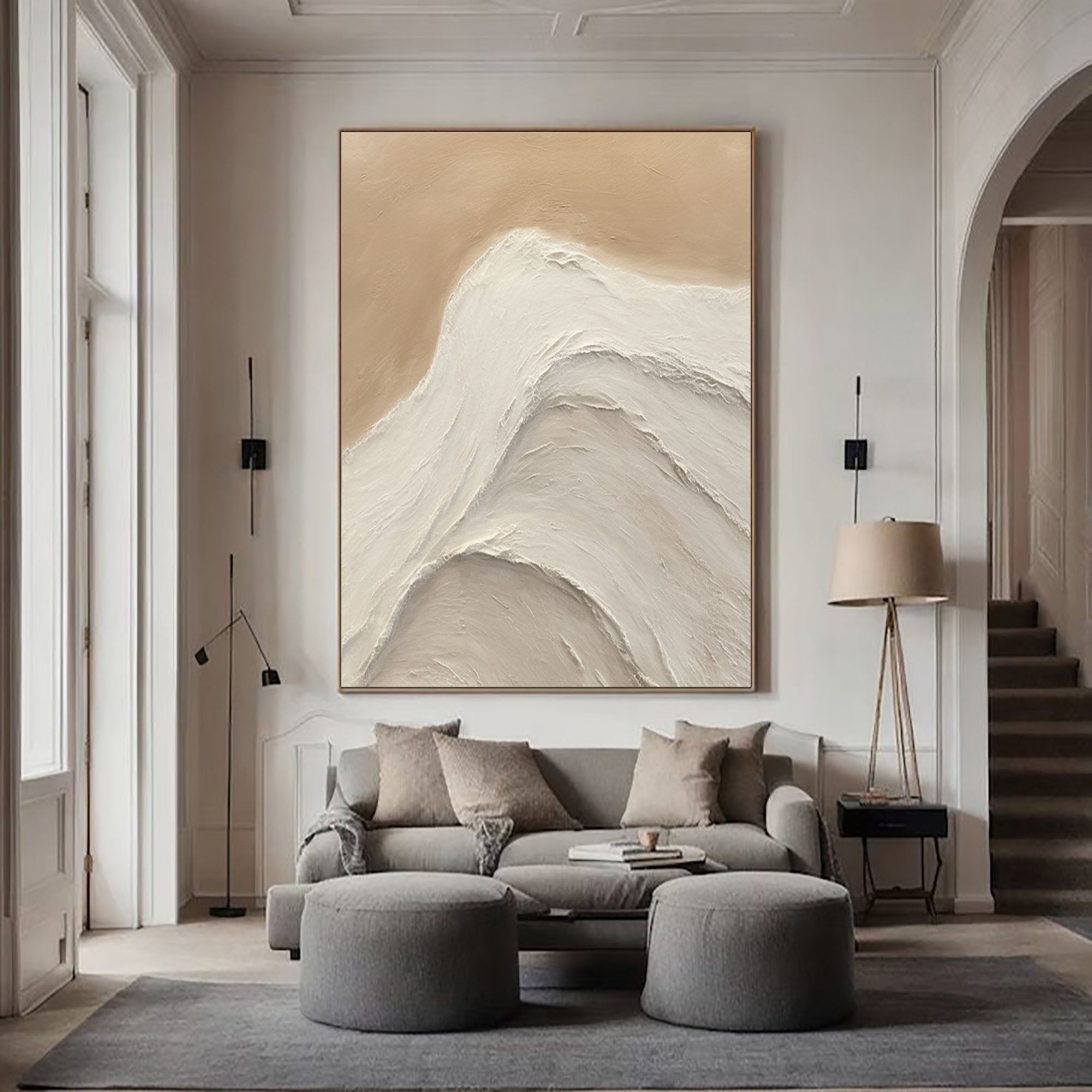 Ethereal Waves: Sand Dune Canvas