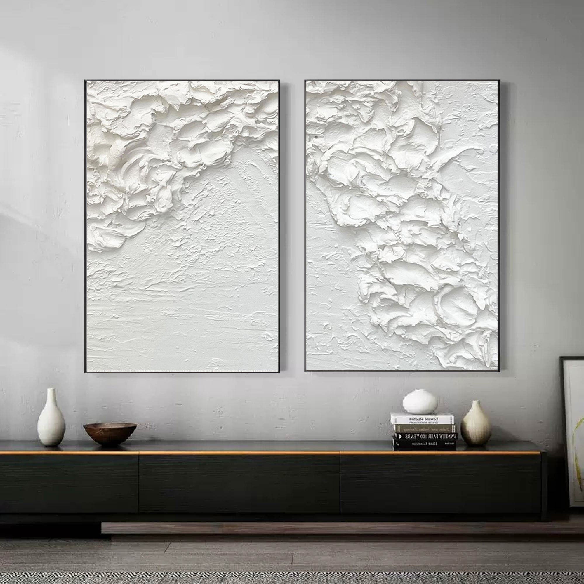 Ethereal Duo: Textured Whites