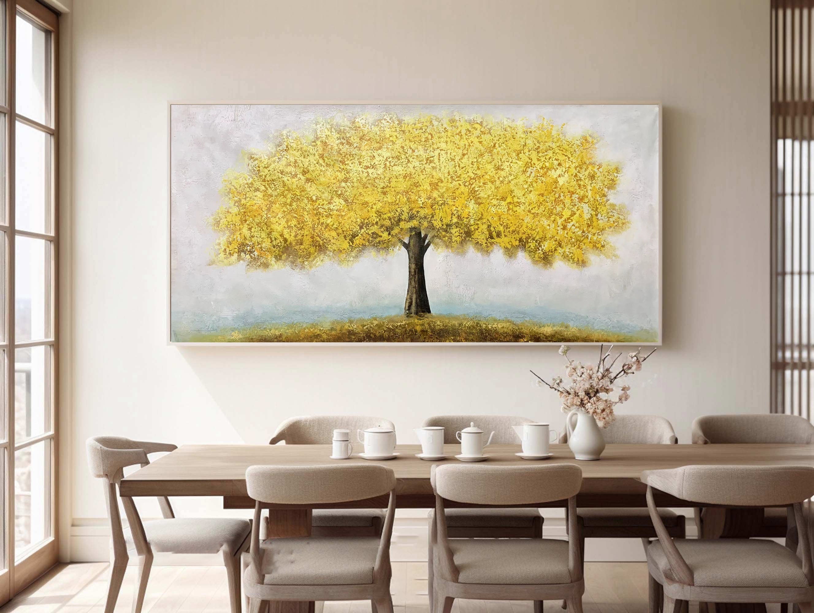 Golden Blooming Tree