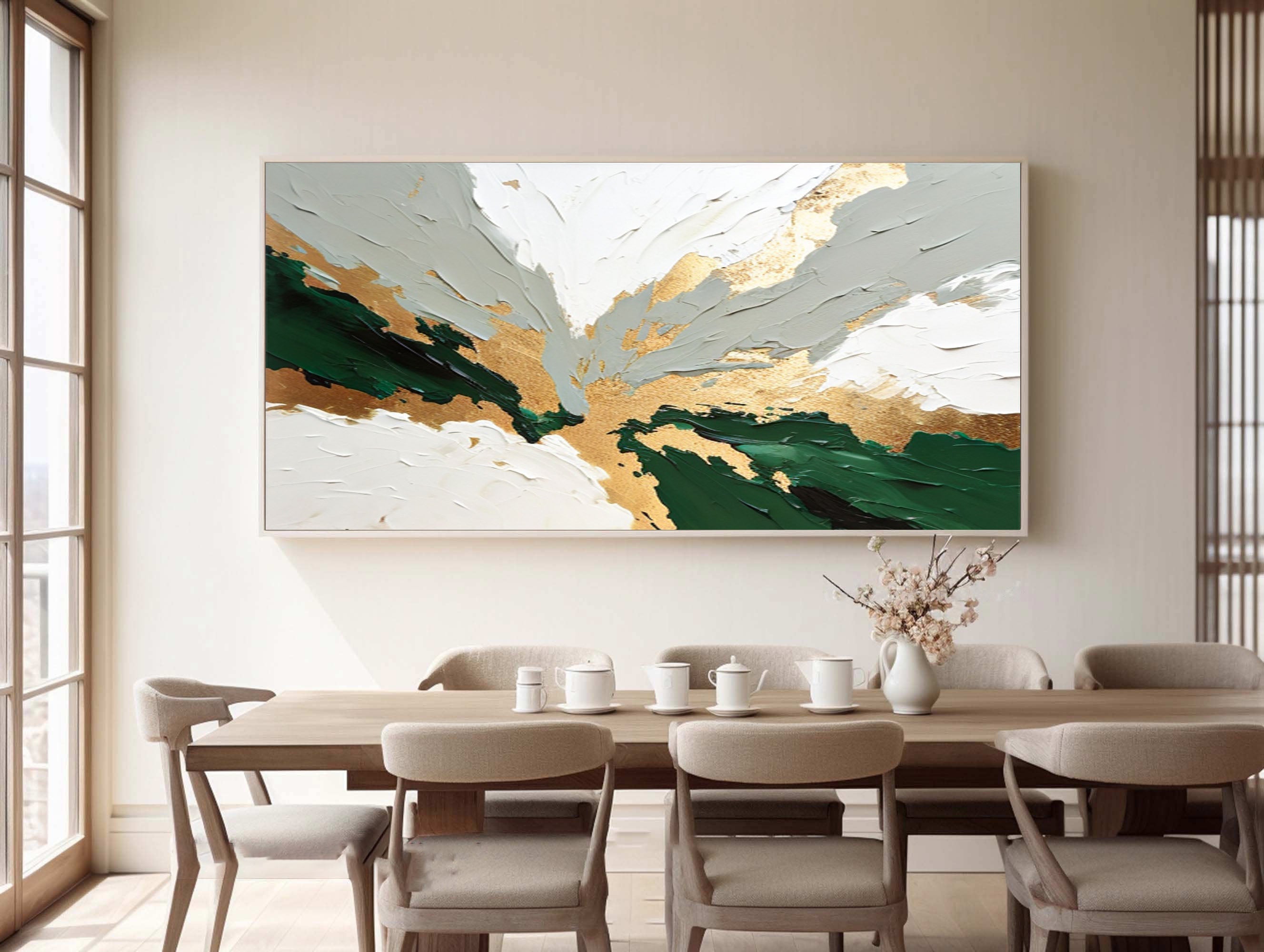 Emerald Fusion: Abstract Canvas