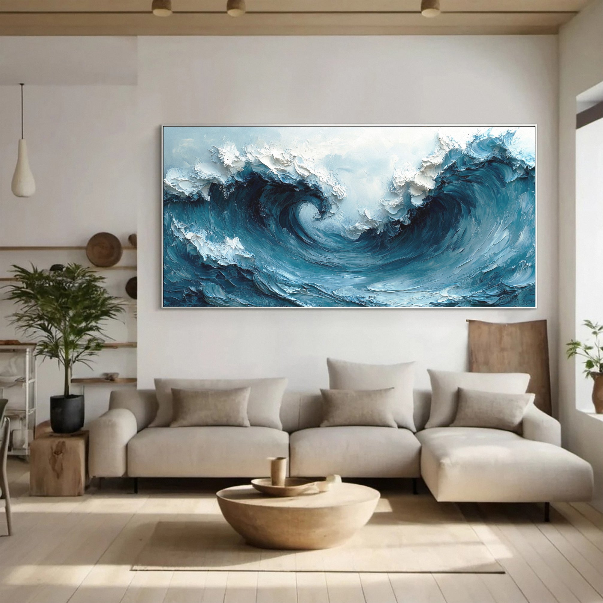 Tidal Symphony: Ocean Wave Art