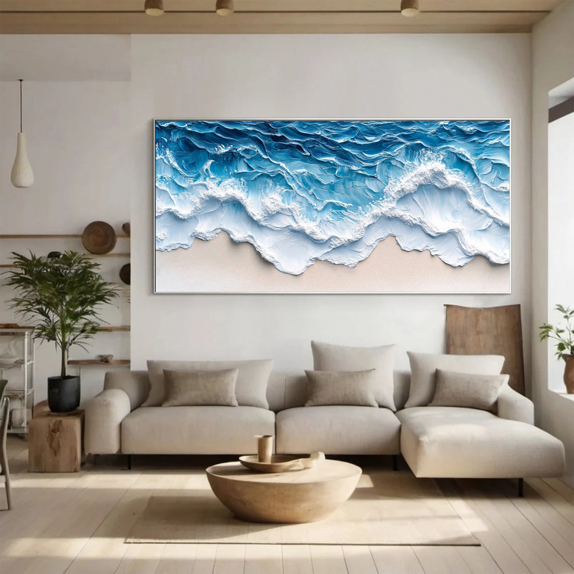 Coastal Elegance: Wave Art Decor