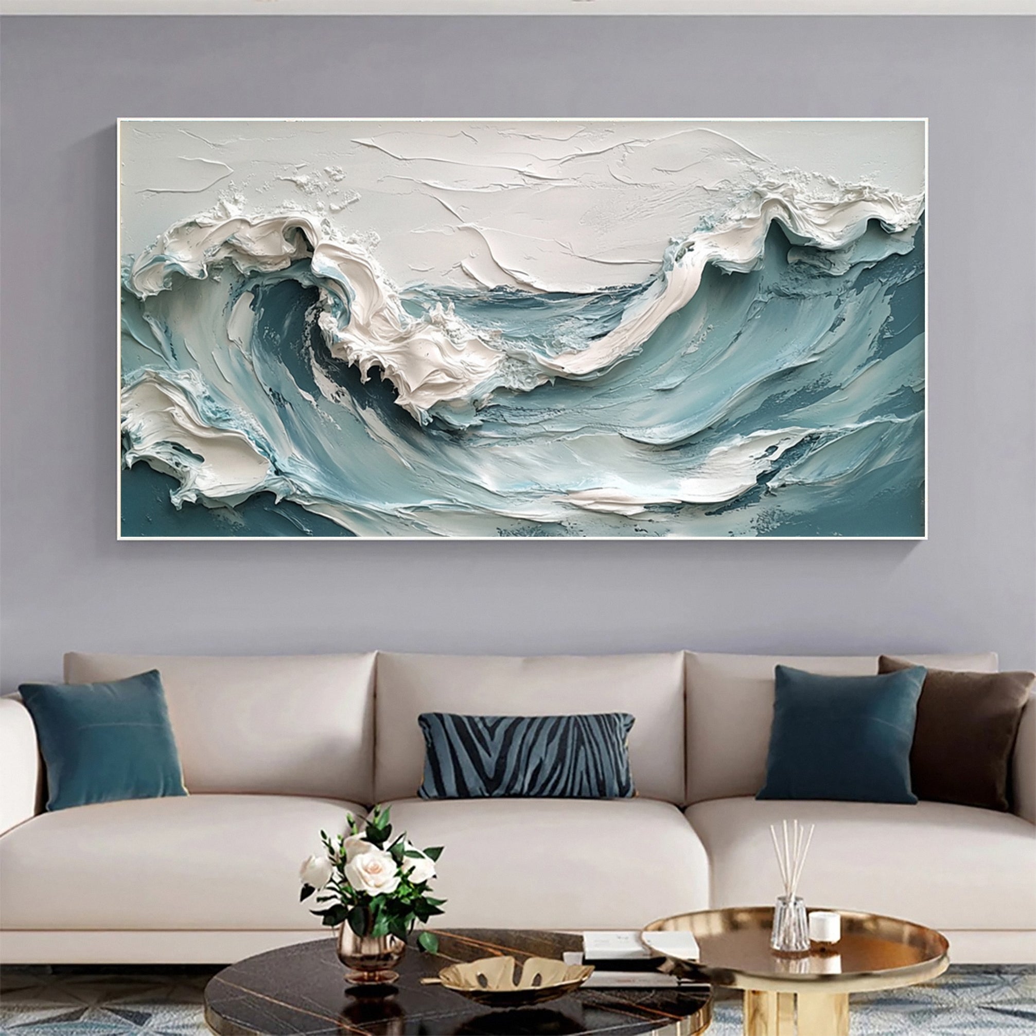 Wave Crest: Dynamic Ocean Canvas