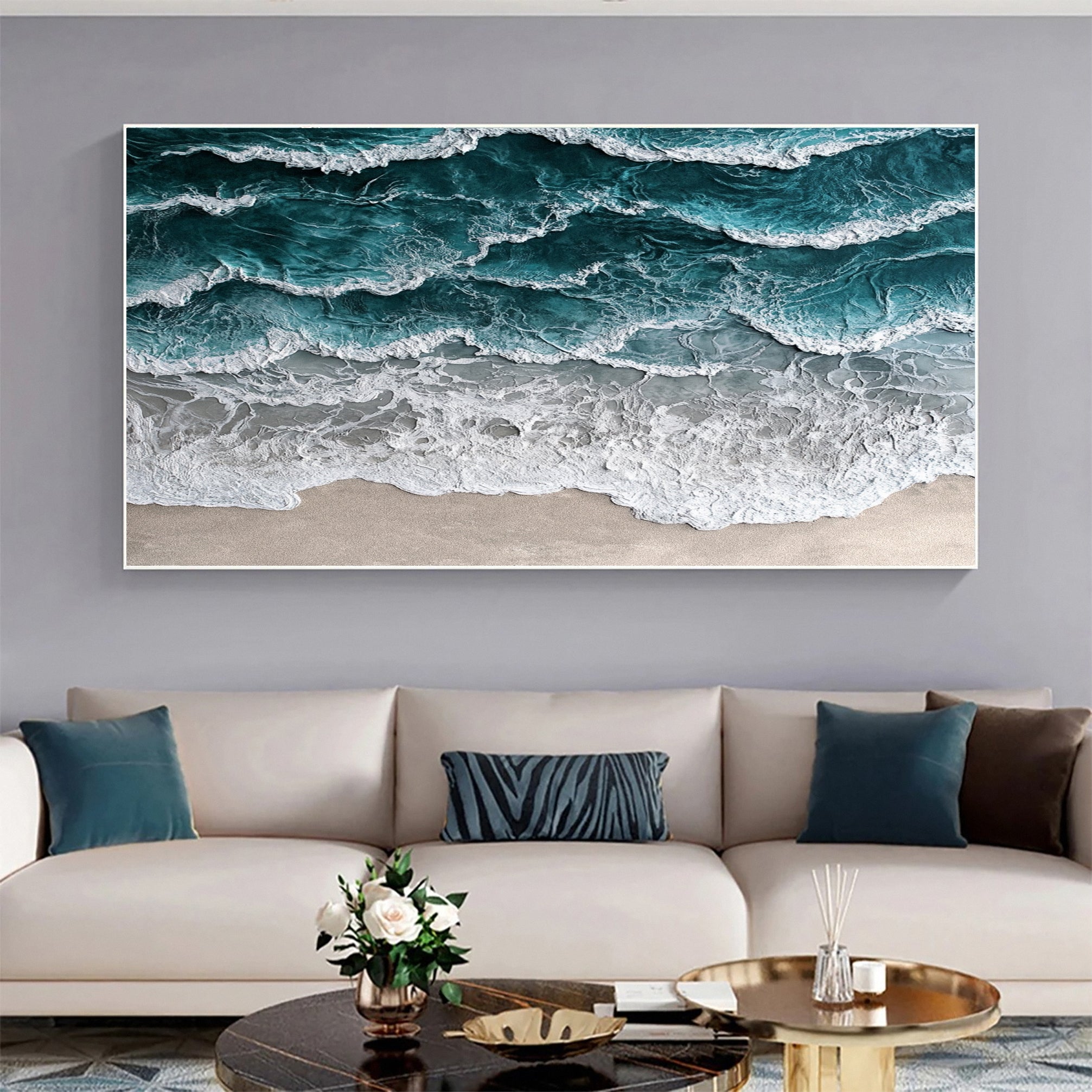 Ocean Horizon: Coastal Art Decor