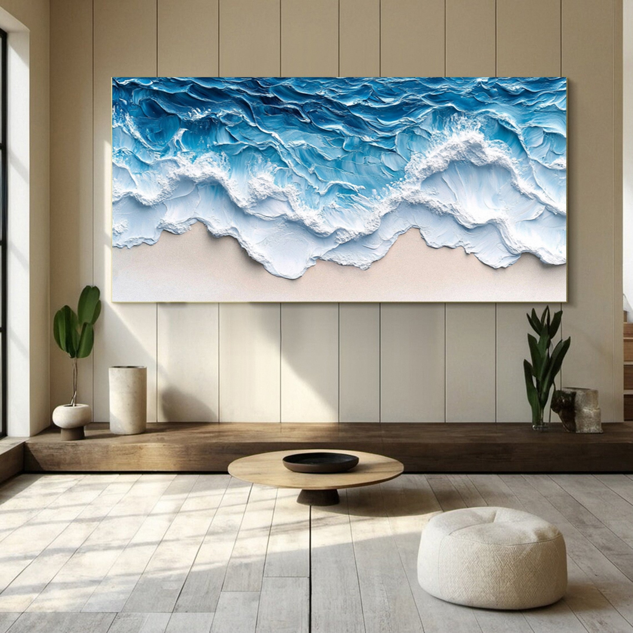 Coastal Elegance: Wave Art Decor