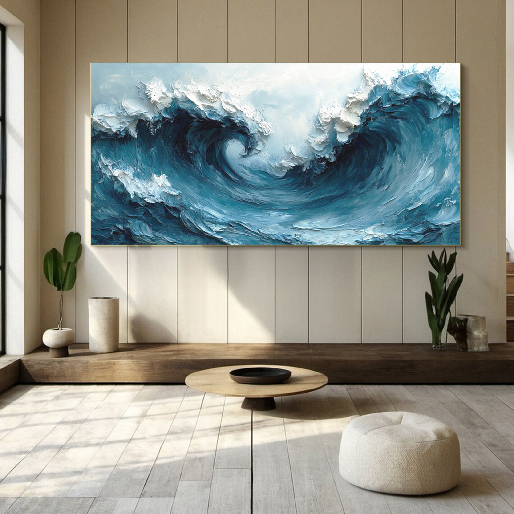 Tidal Symphony: Ocean Wave Art