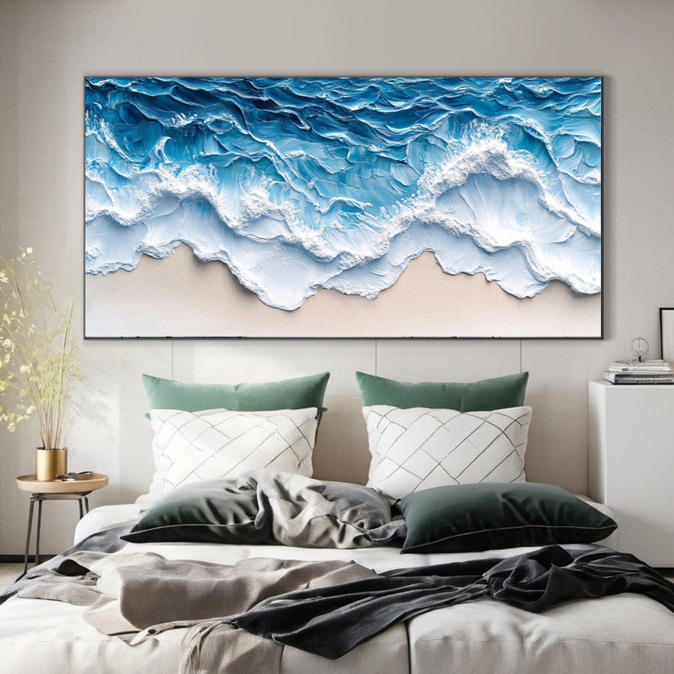 Coastal Elegance: Wave Art Decor