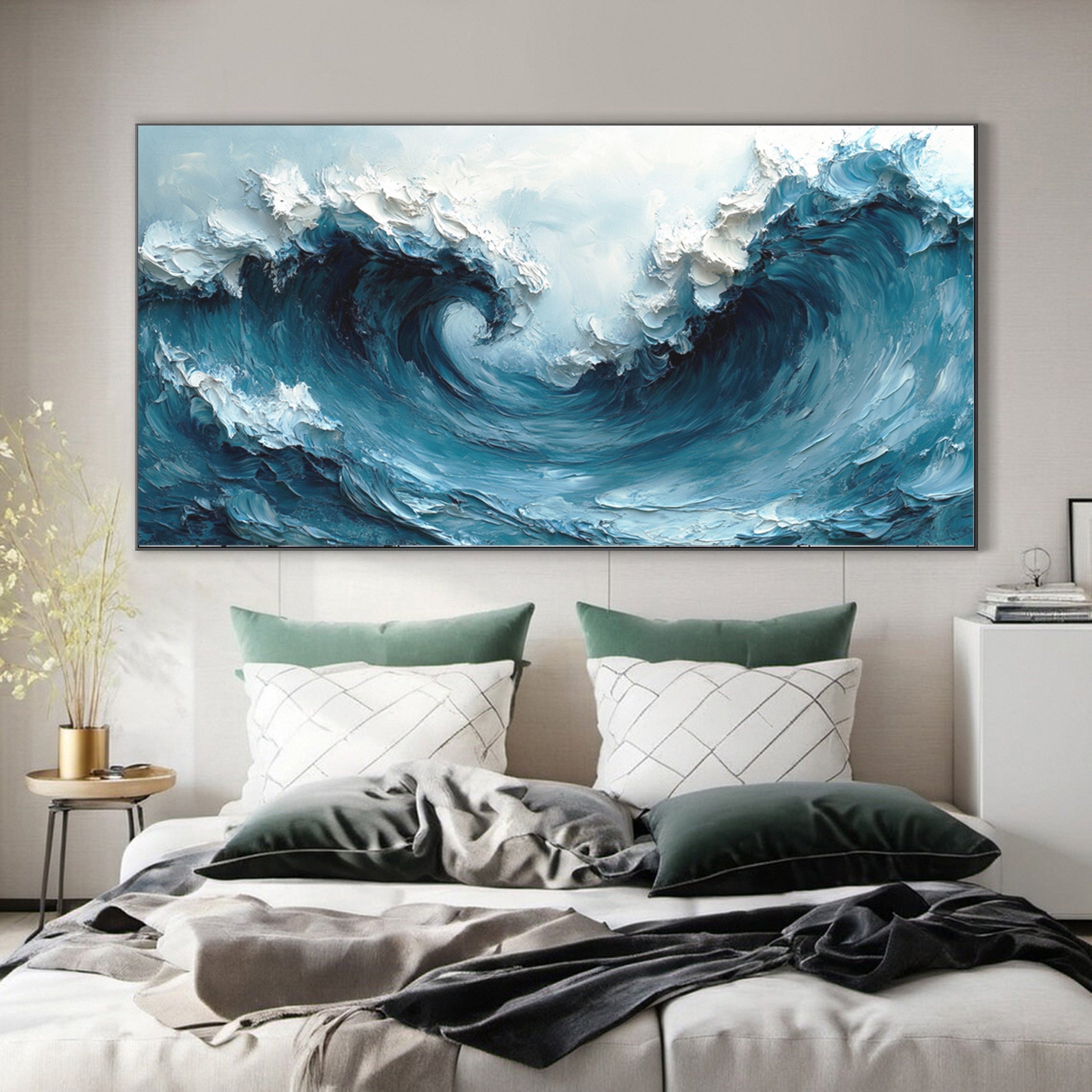 Tidal Symphony: Ocean Wave Art