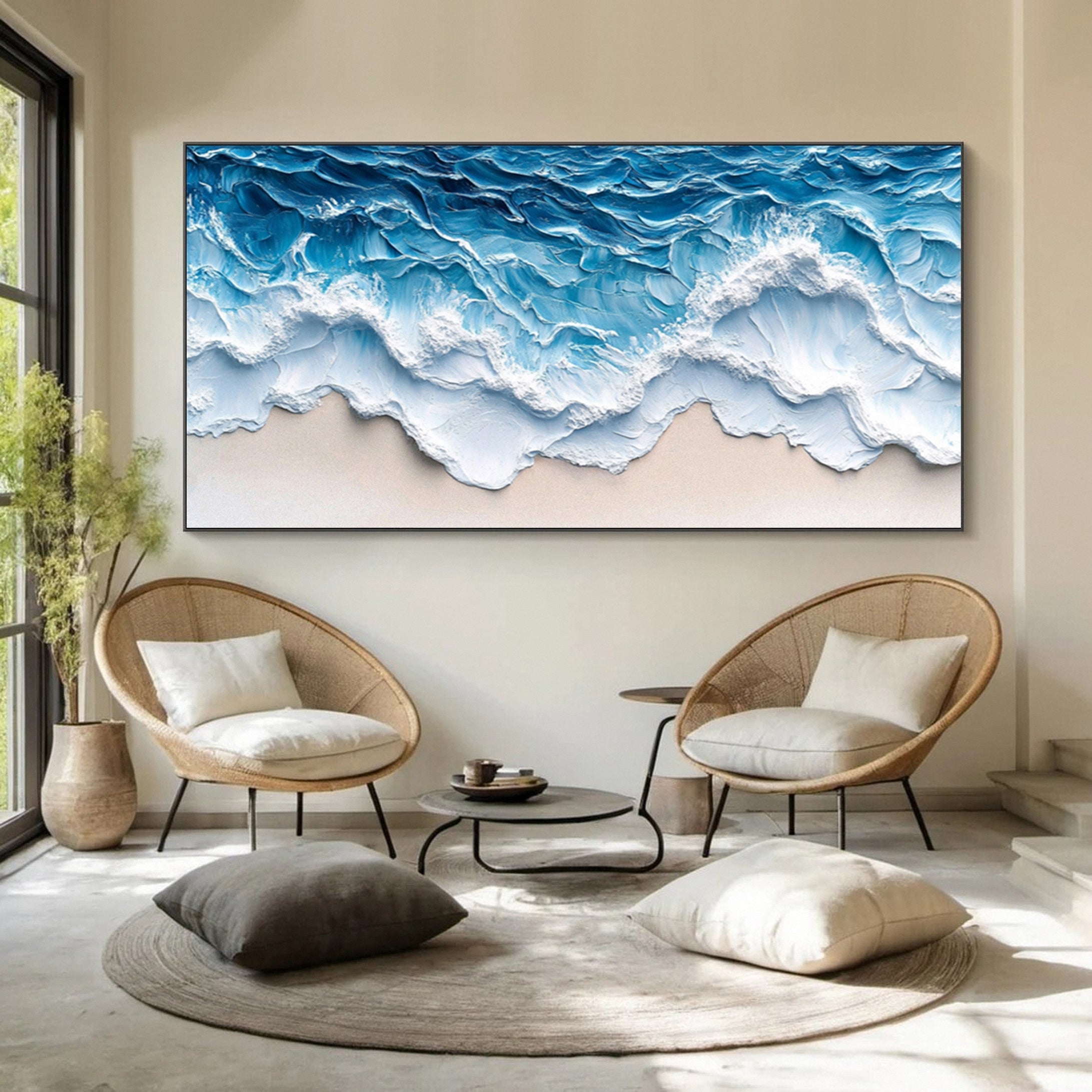 Coastal Elegance: Wave Art Decor